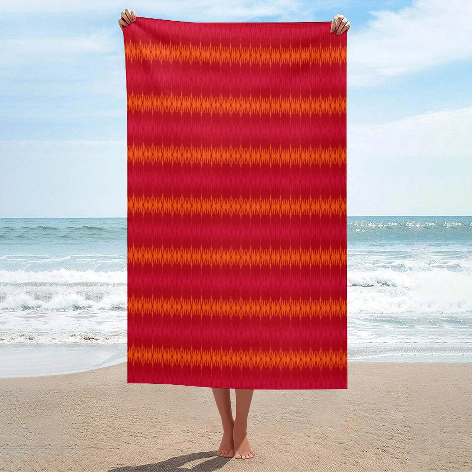 boho ornaments pink orange