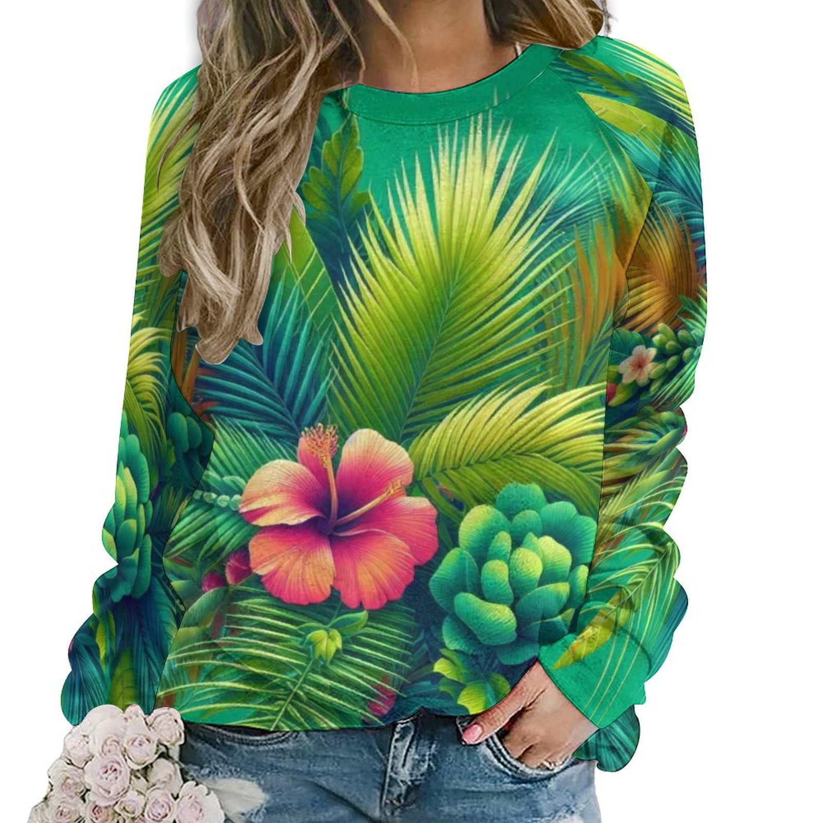 Portia Bahama Tropical print