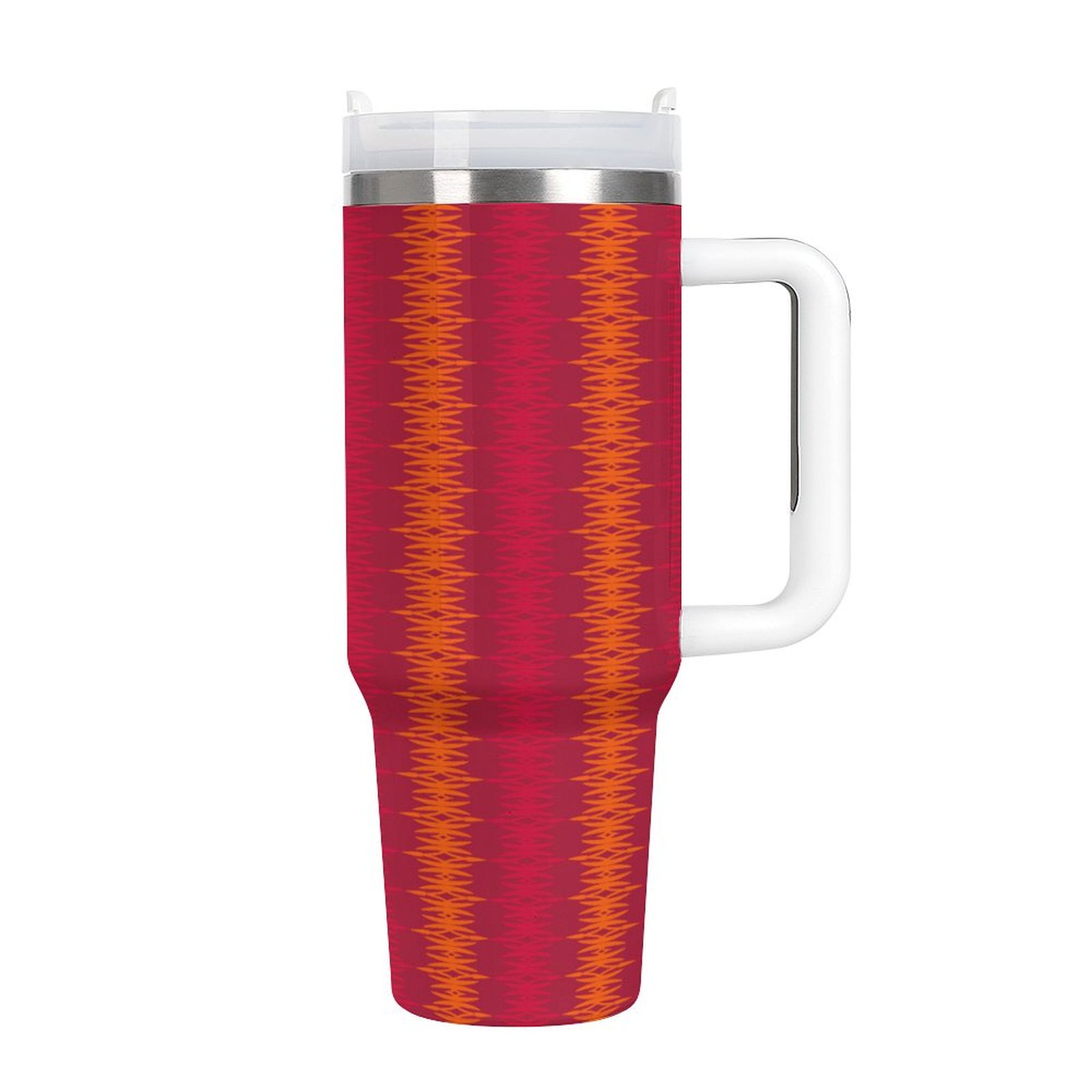 boho ornaments pink orange