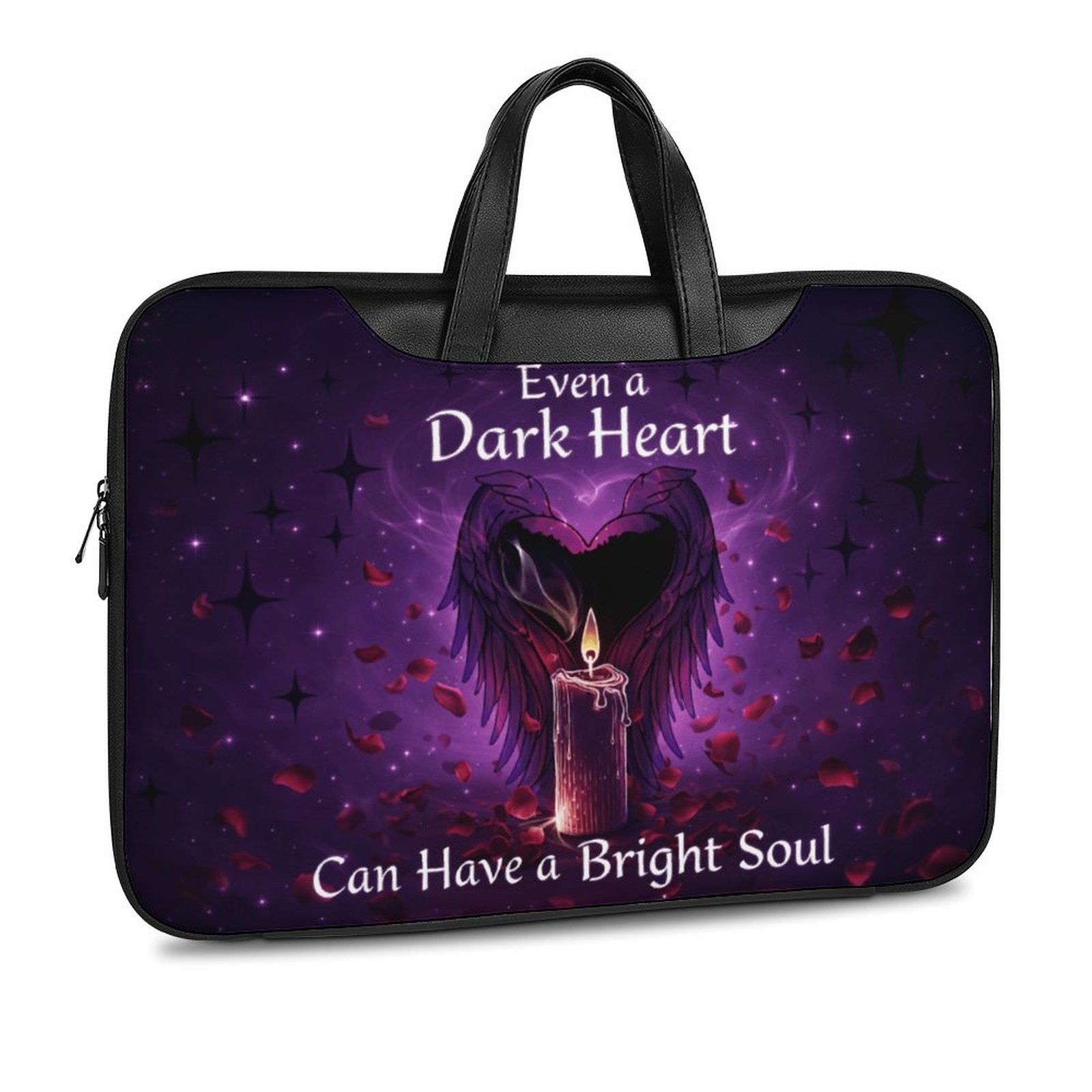 Dark Heart Leather computer bag