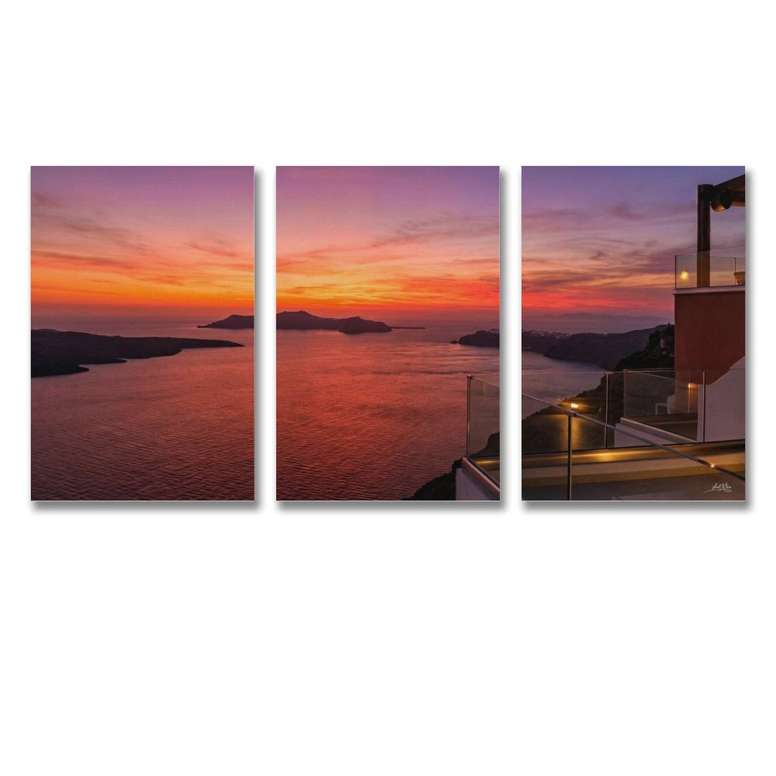 Rocky Sunset Modern House Balcony