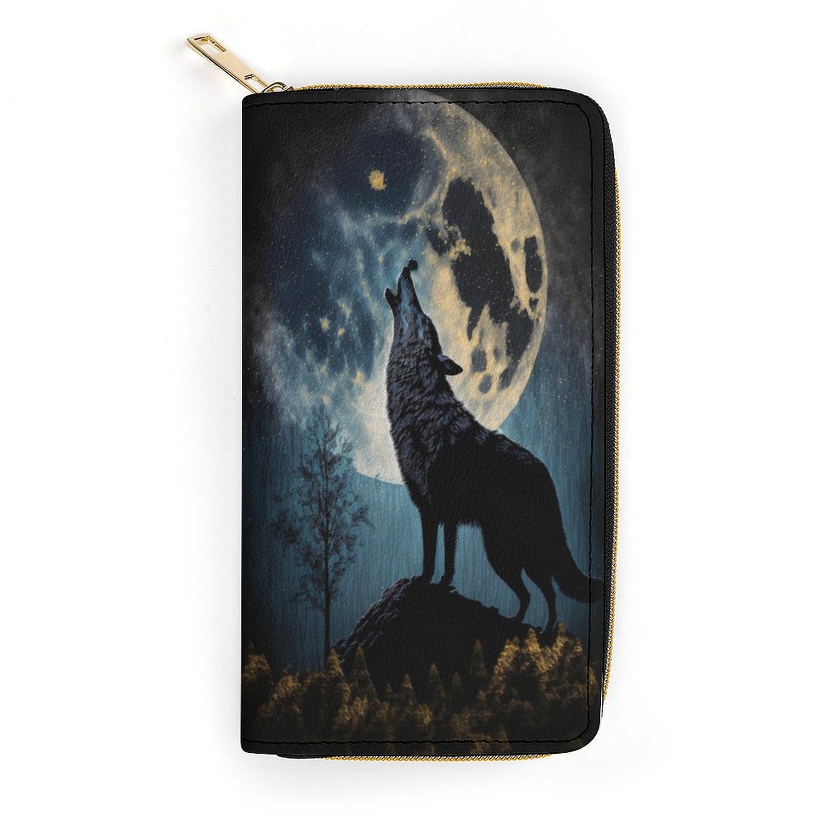 Wolf - Leather wallet