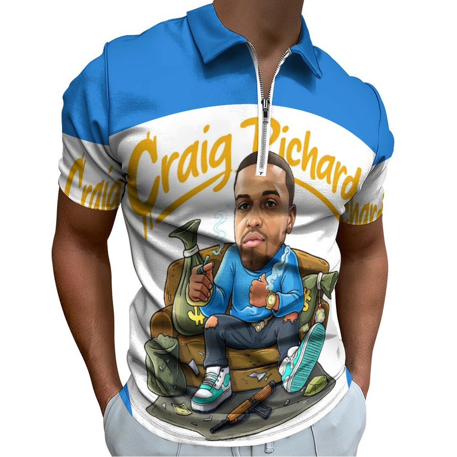 Short sleeve polo shirt