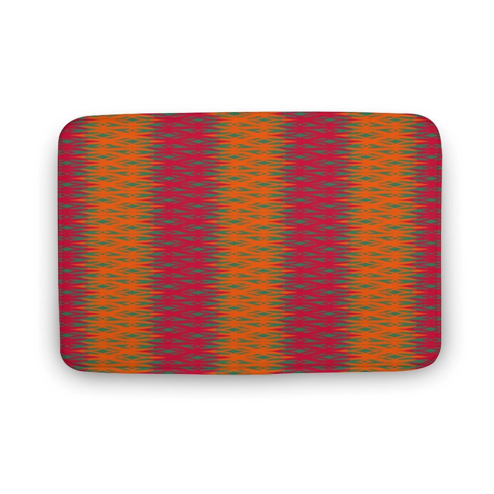 eclectic striped pink orange