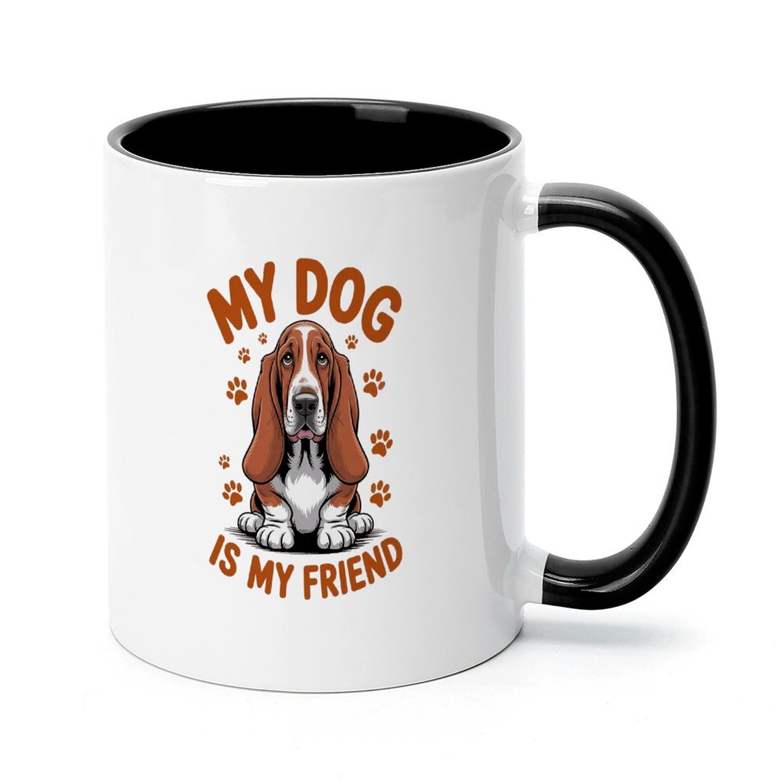 My Dog Is My Friend – Cute Basset Hound