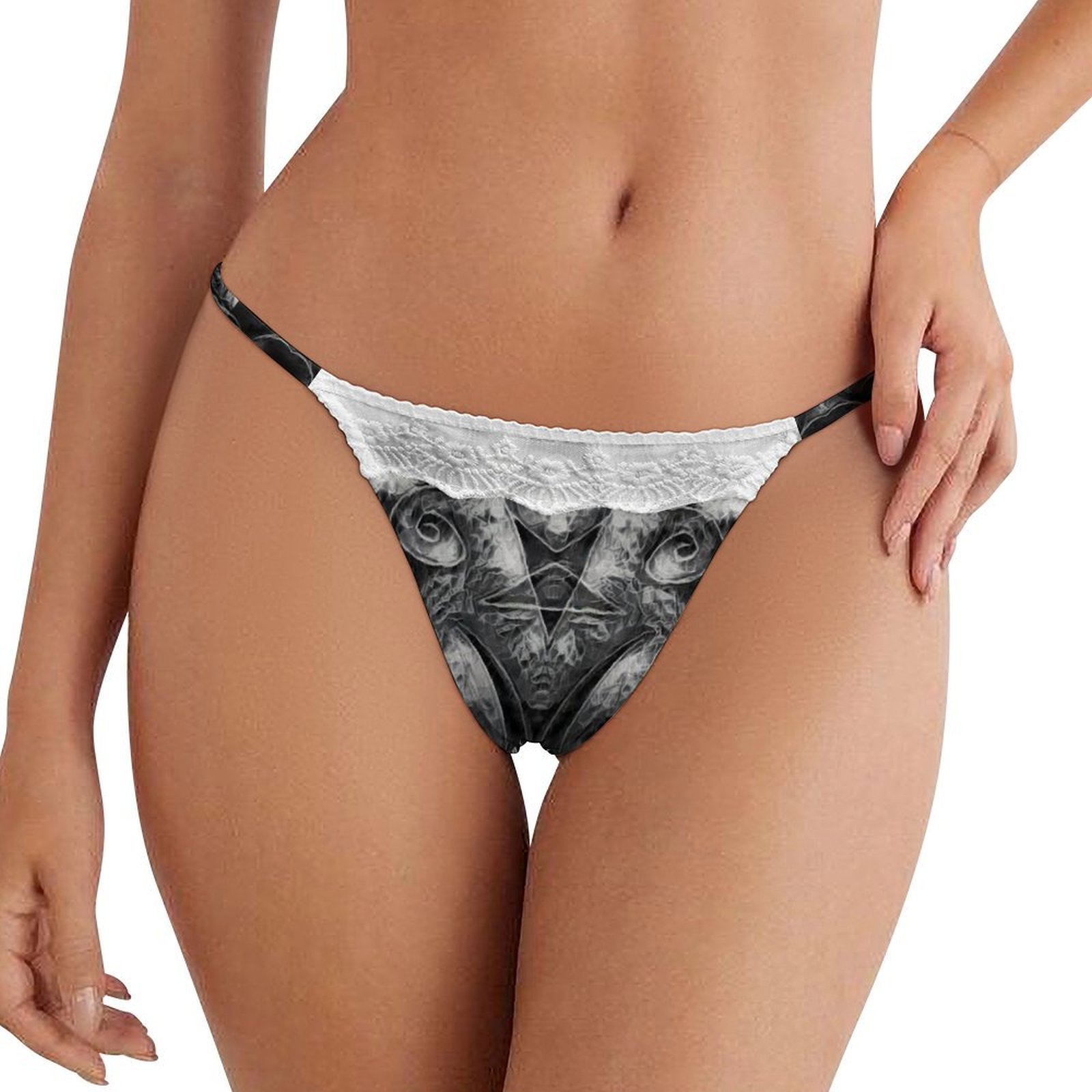 Lace lace thong