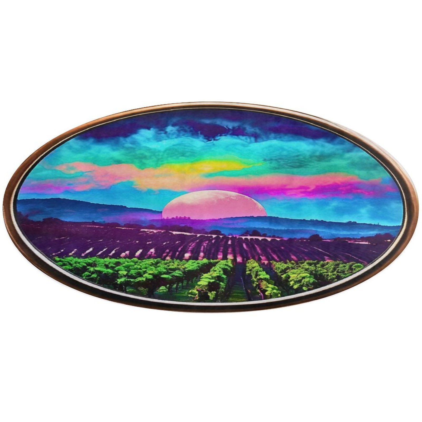 Coral velvet floor mat