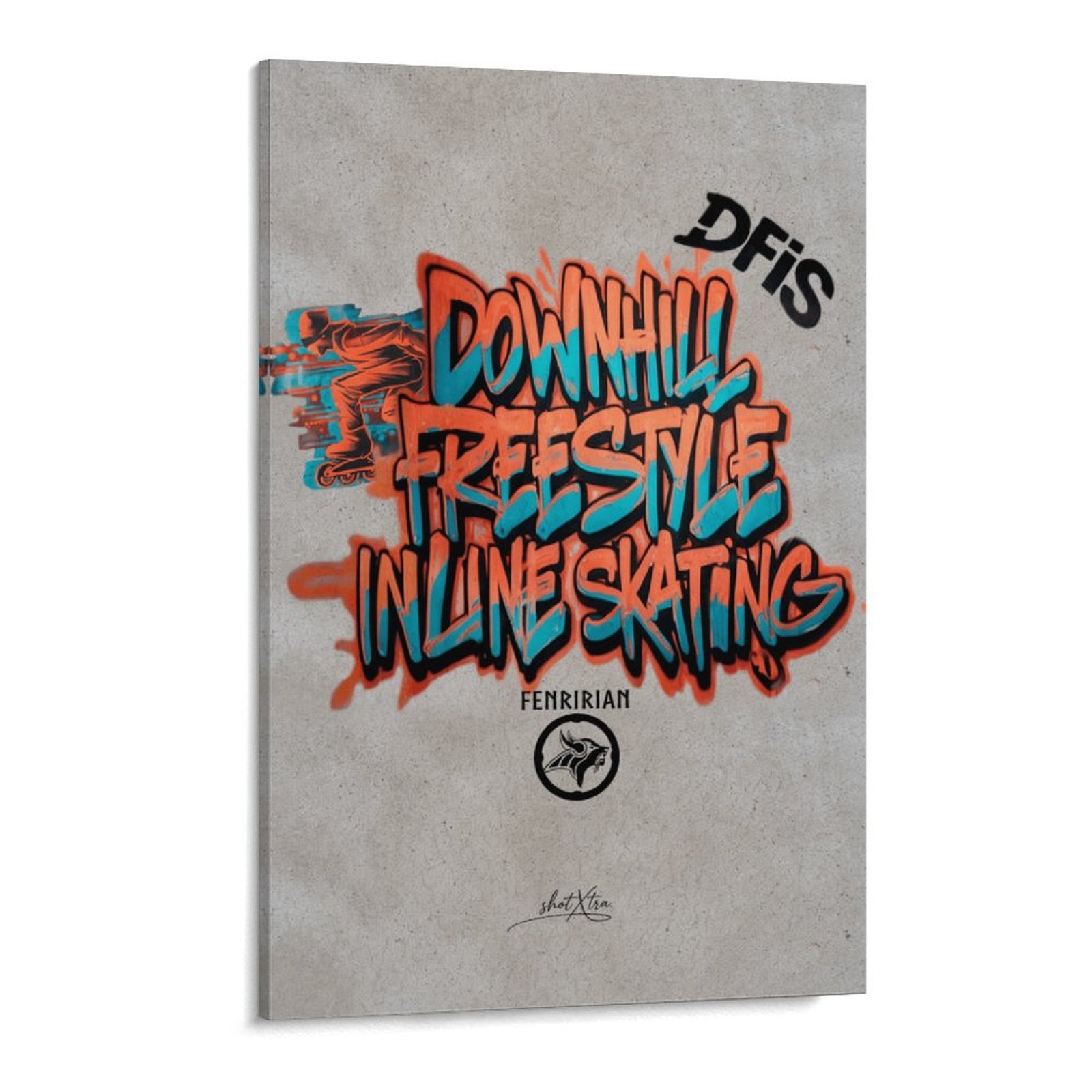 Inline Skater Graffiti