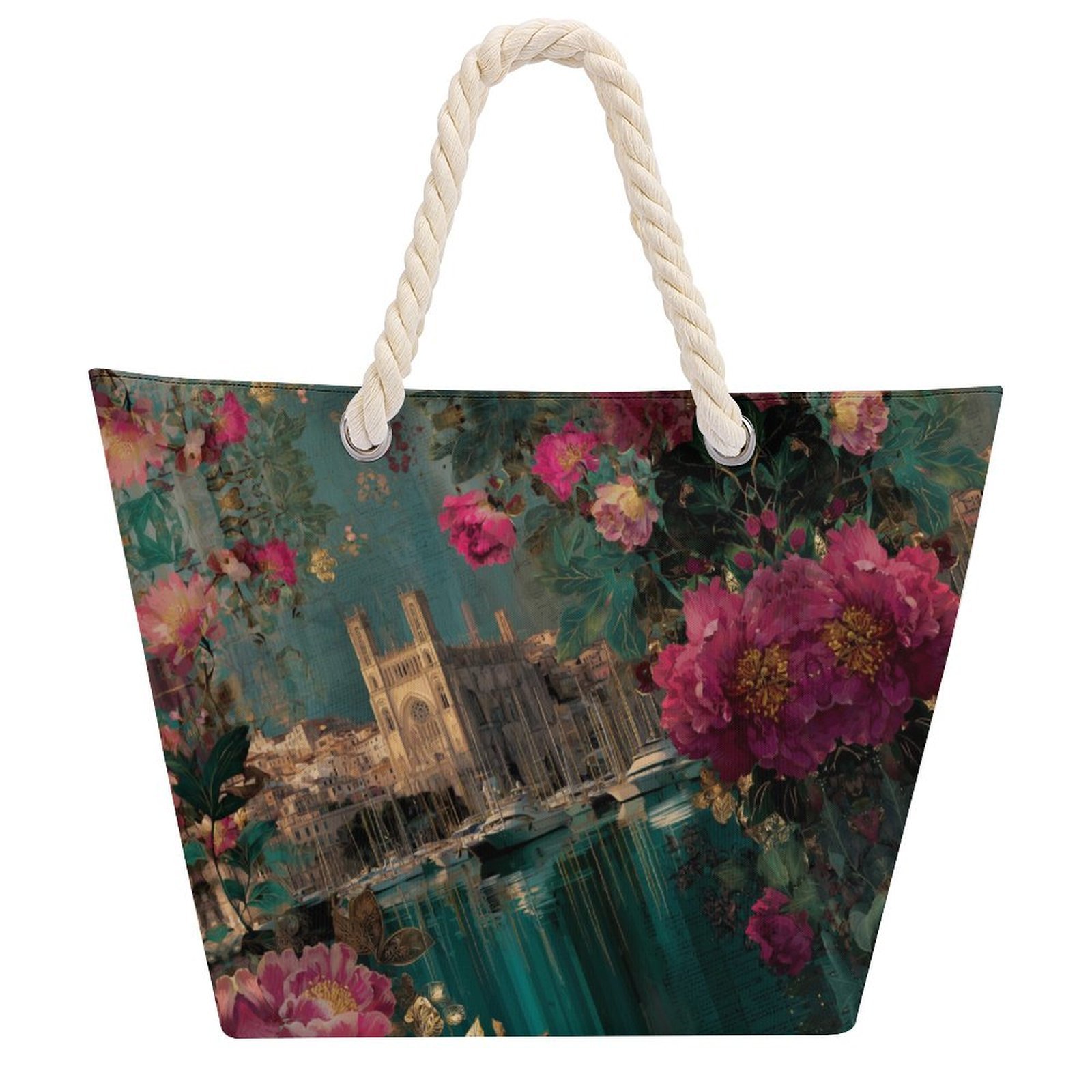 Hemp rope tote bag - Riviera