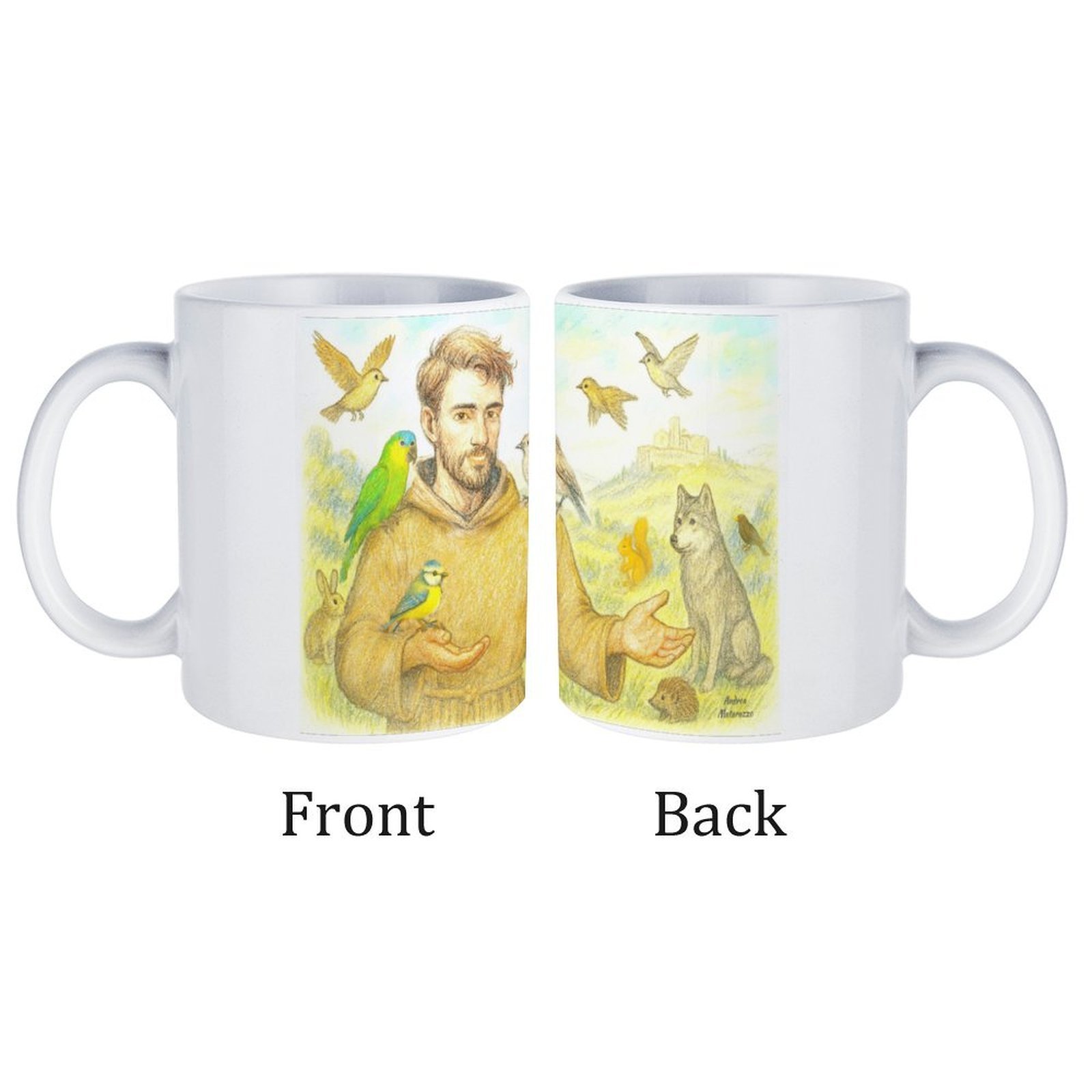 Saint Francis and the sermon to the birds and animals