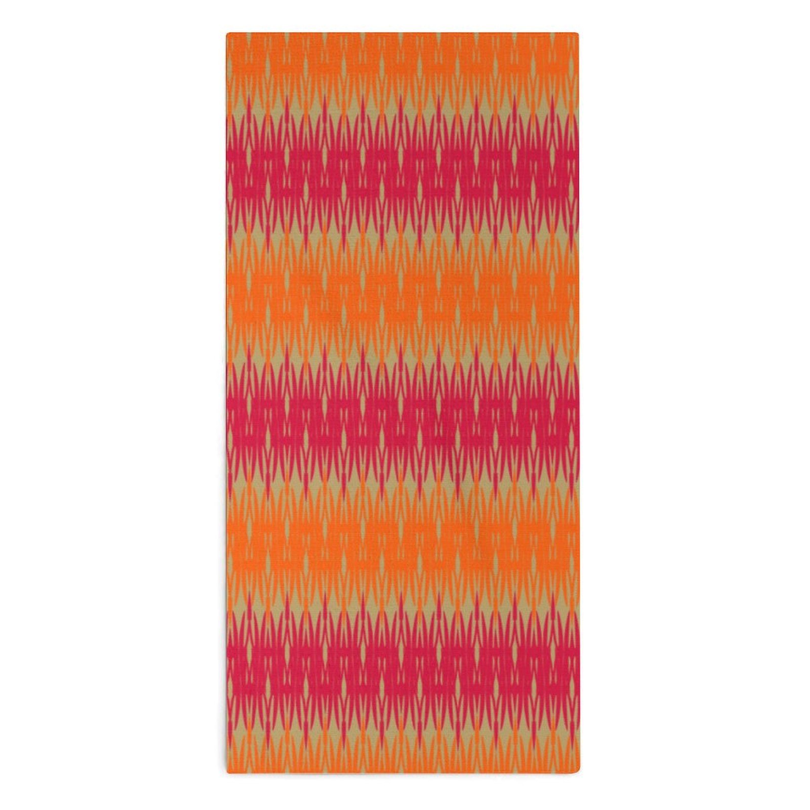 boho ornamental orange deep magenta