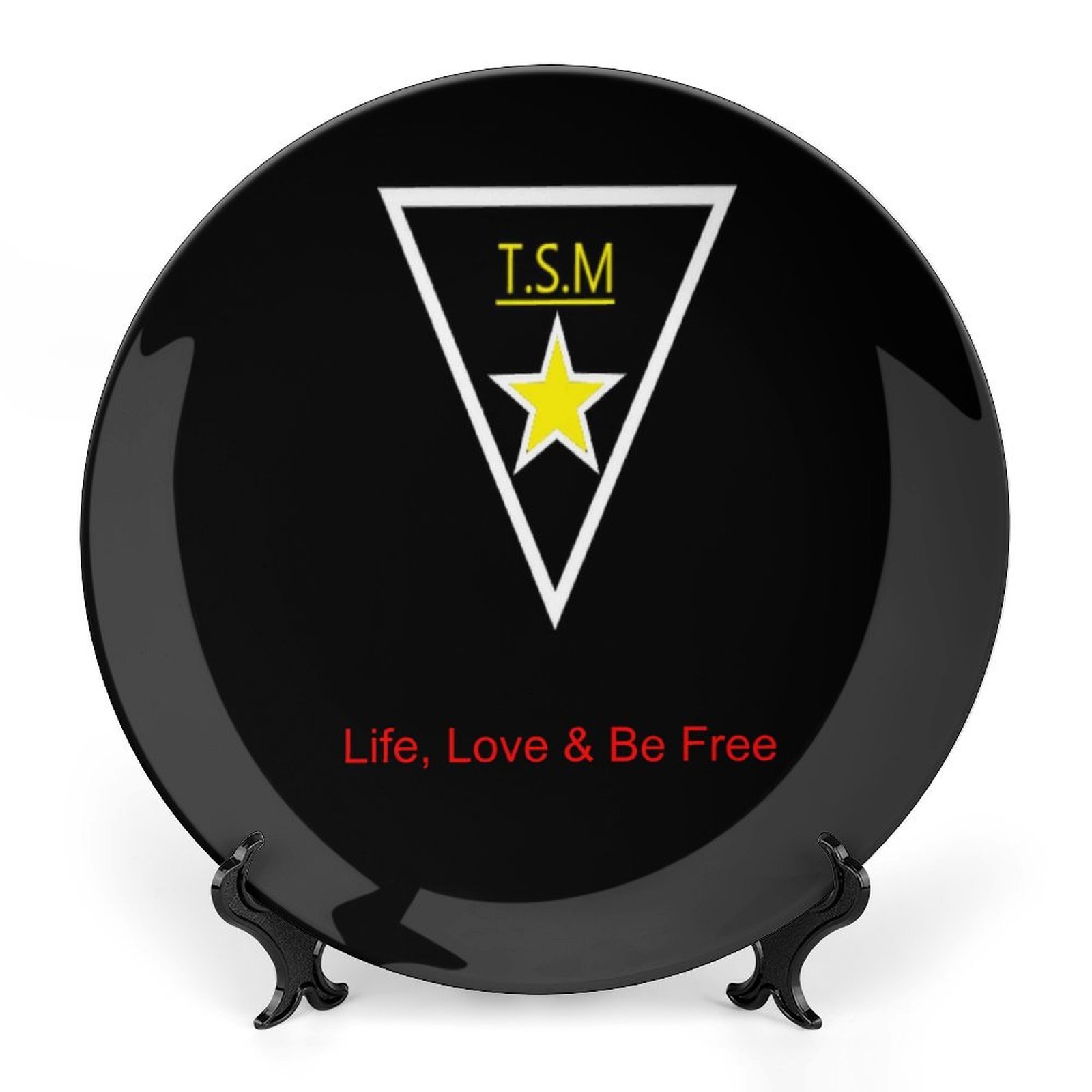 Bone China decorative plate