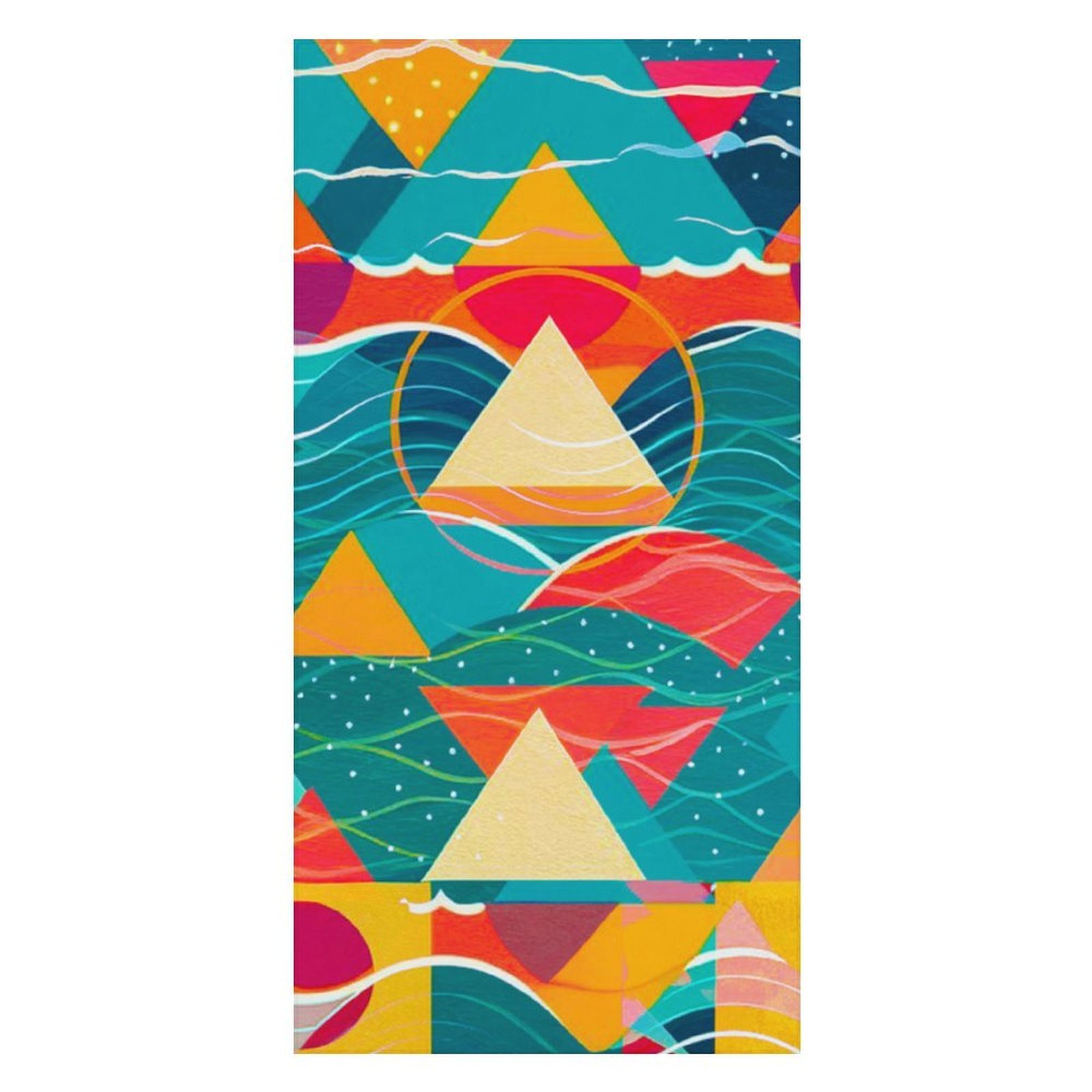 Abstract Mountains and River