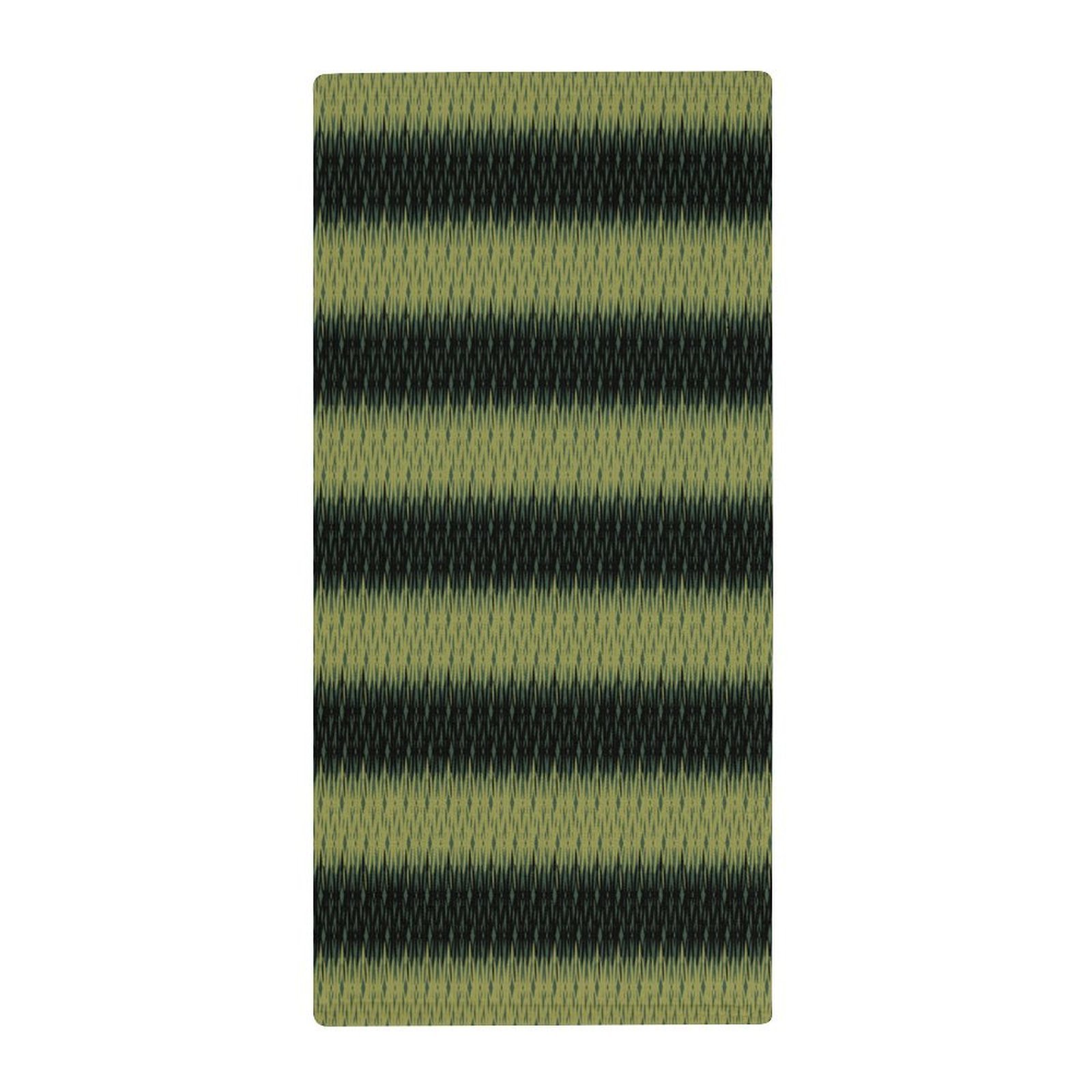 boho striped black & beige