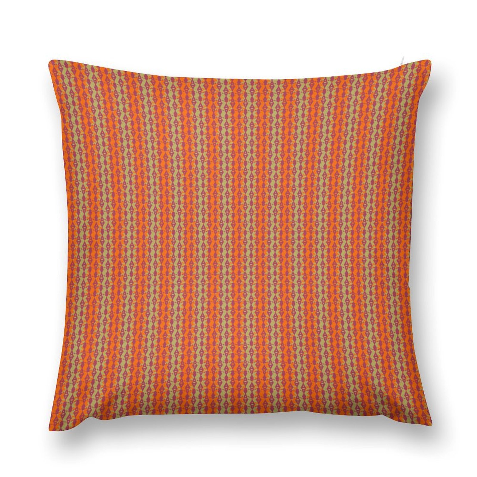 boho striped beige orange