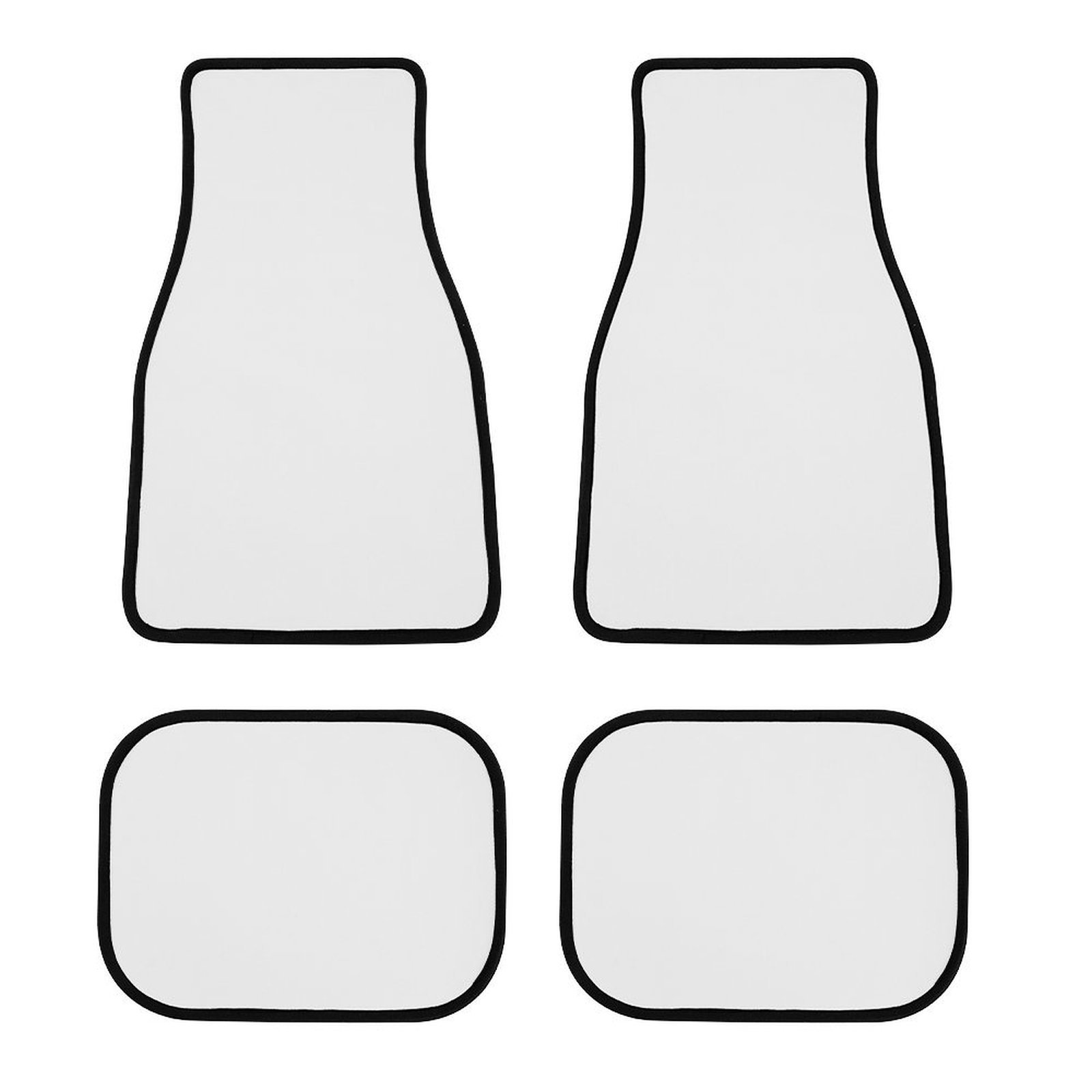 Four piece car mat set