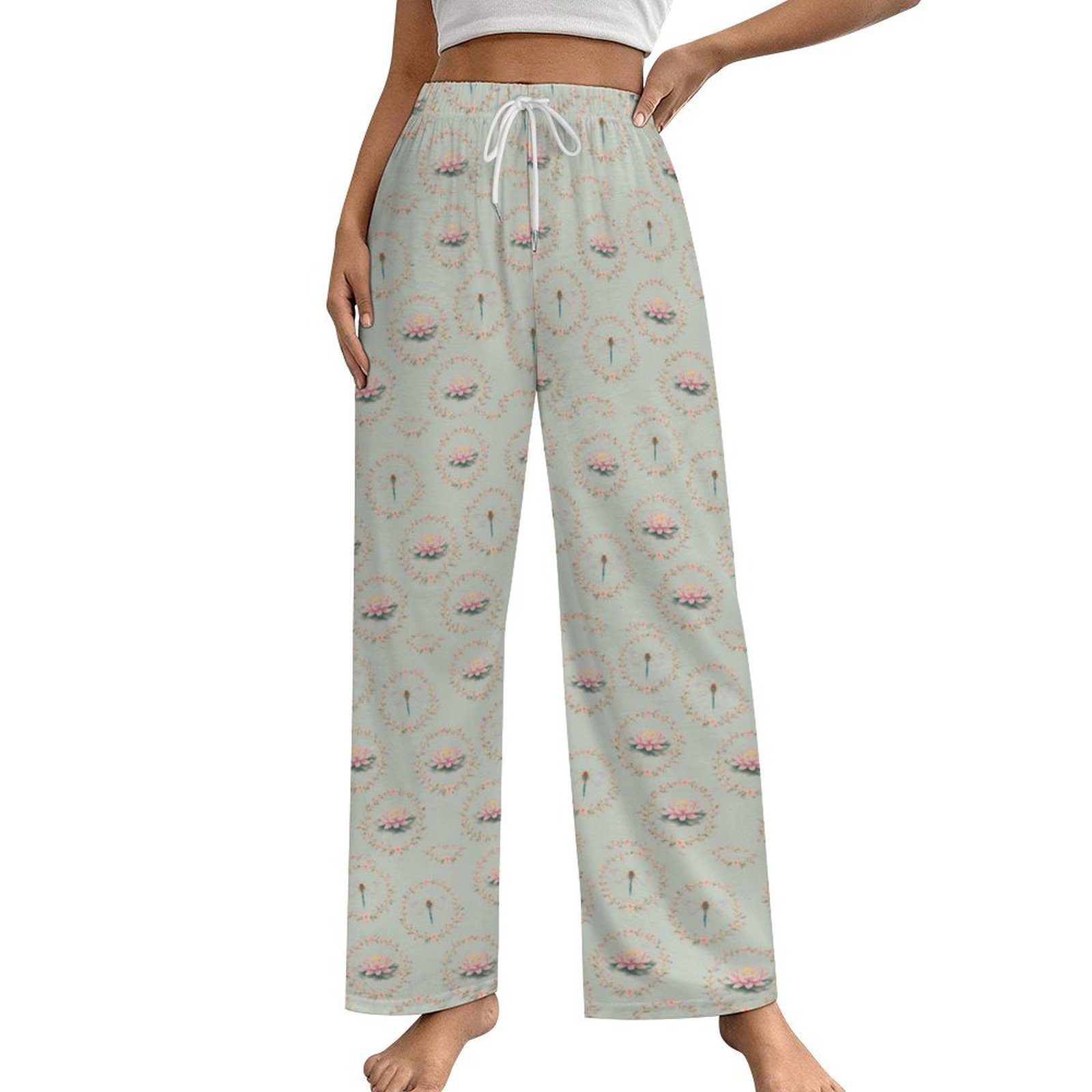 Dragonfly Garden Sage Pants