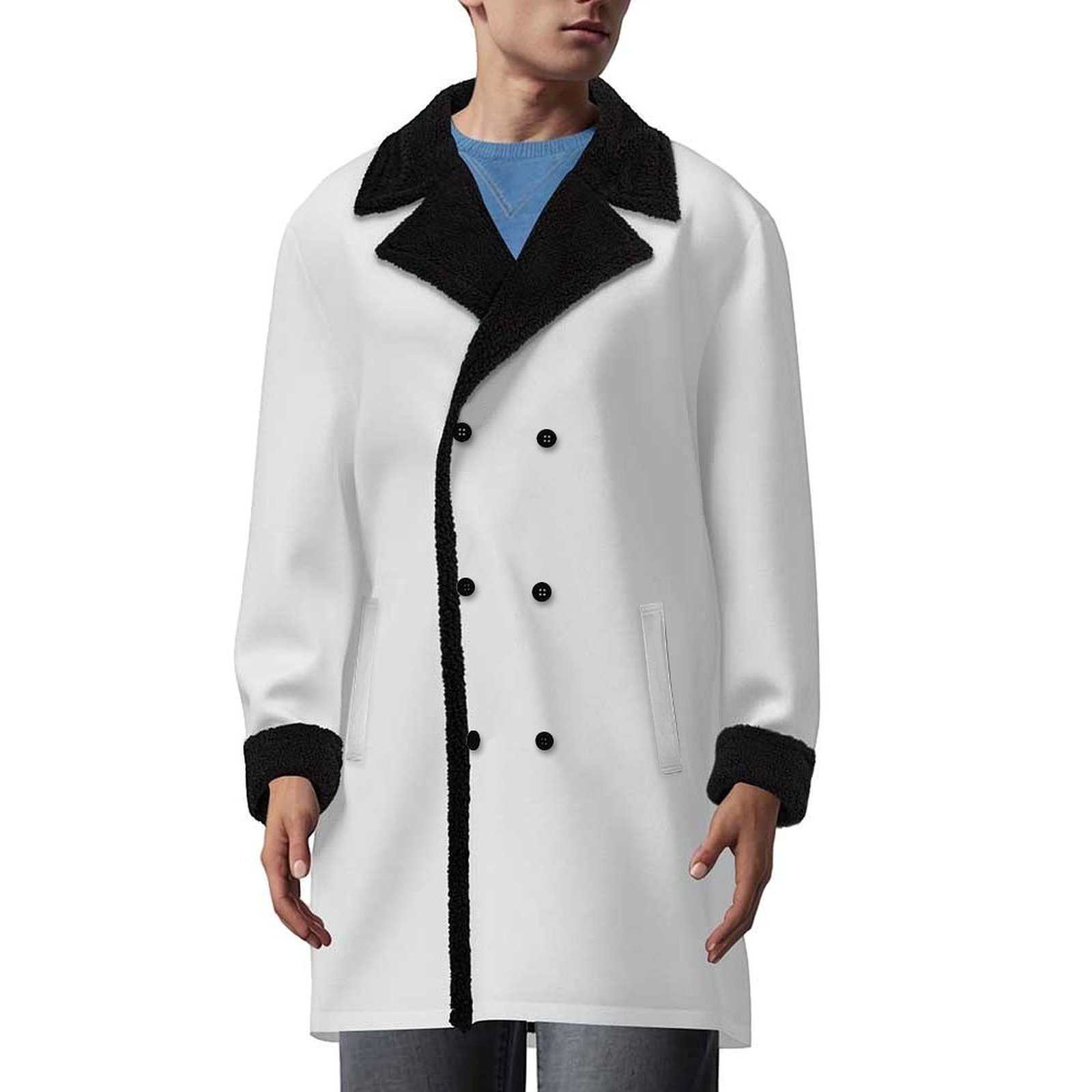 Suit collar windbreaker