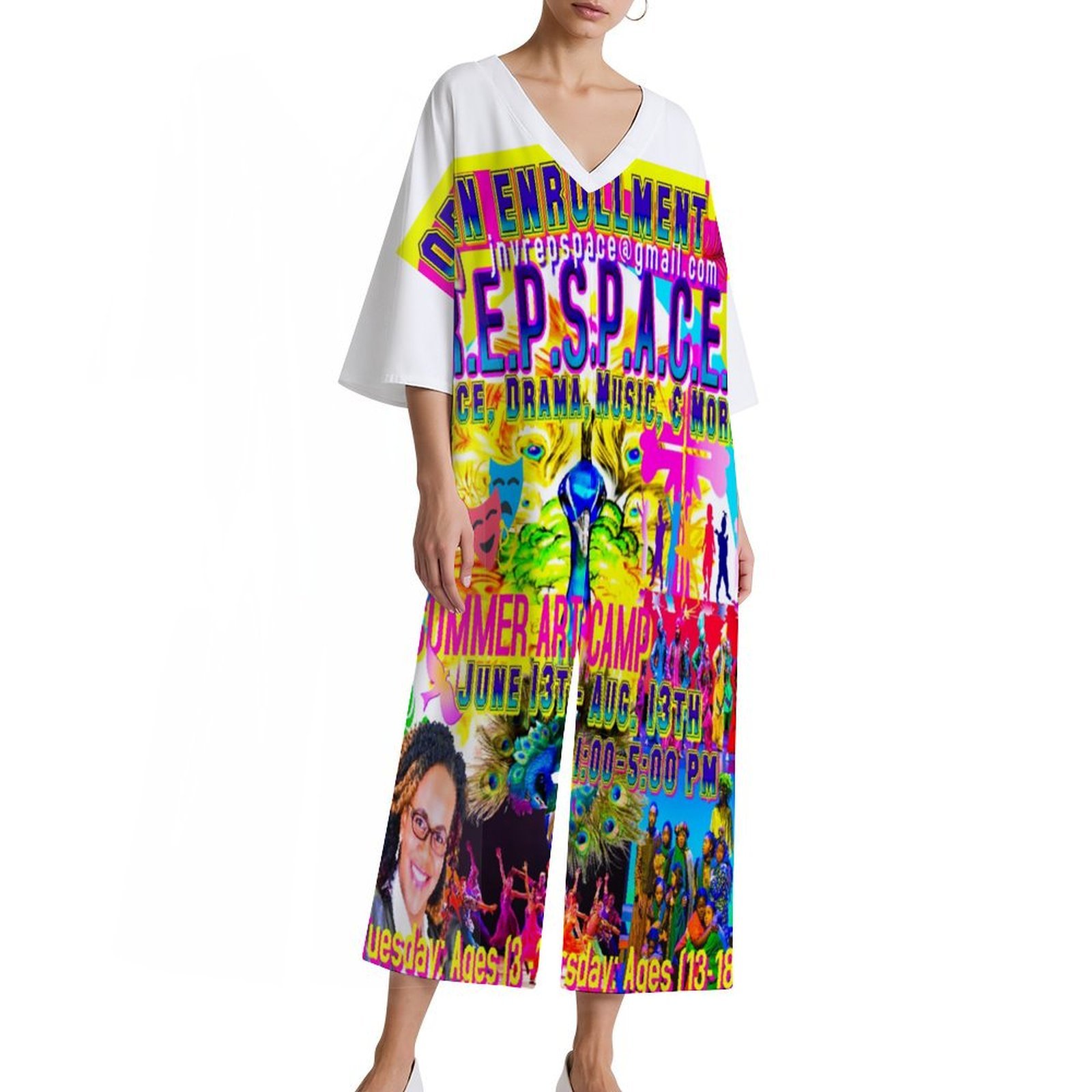 JNV REPSPACE Loose OVERLAY JUMPSUIT
