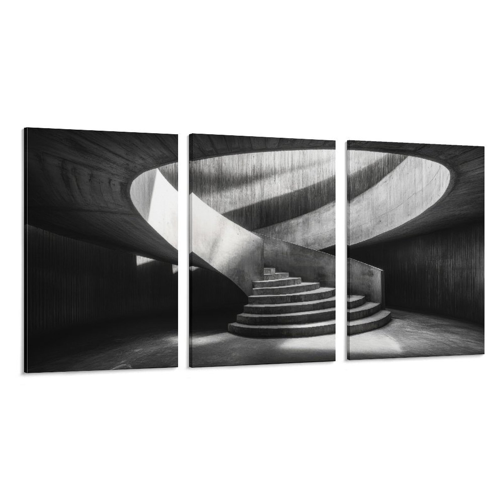 Spiral Staircase Abstract Black & White