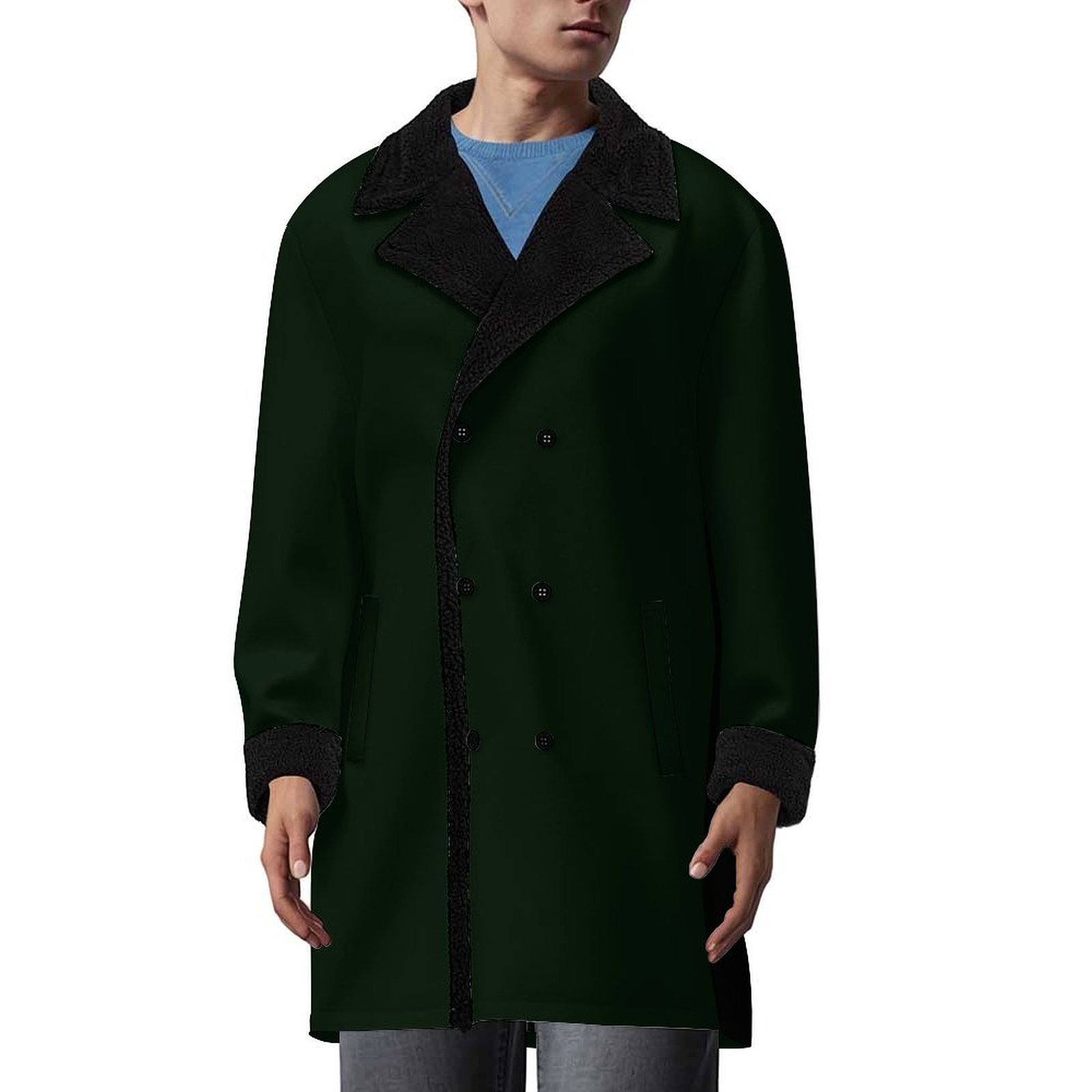 Suit collar windbreaker