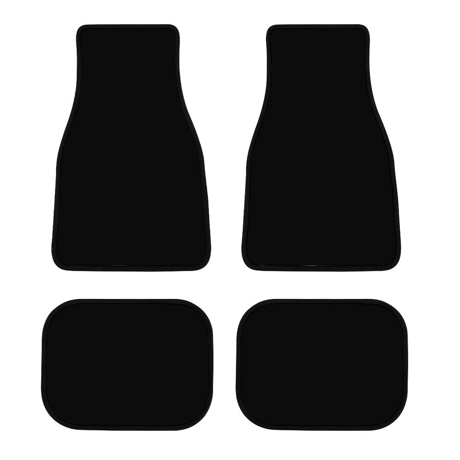 Four piece car mat set