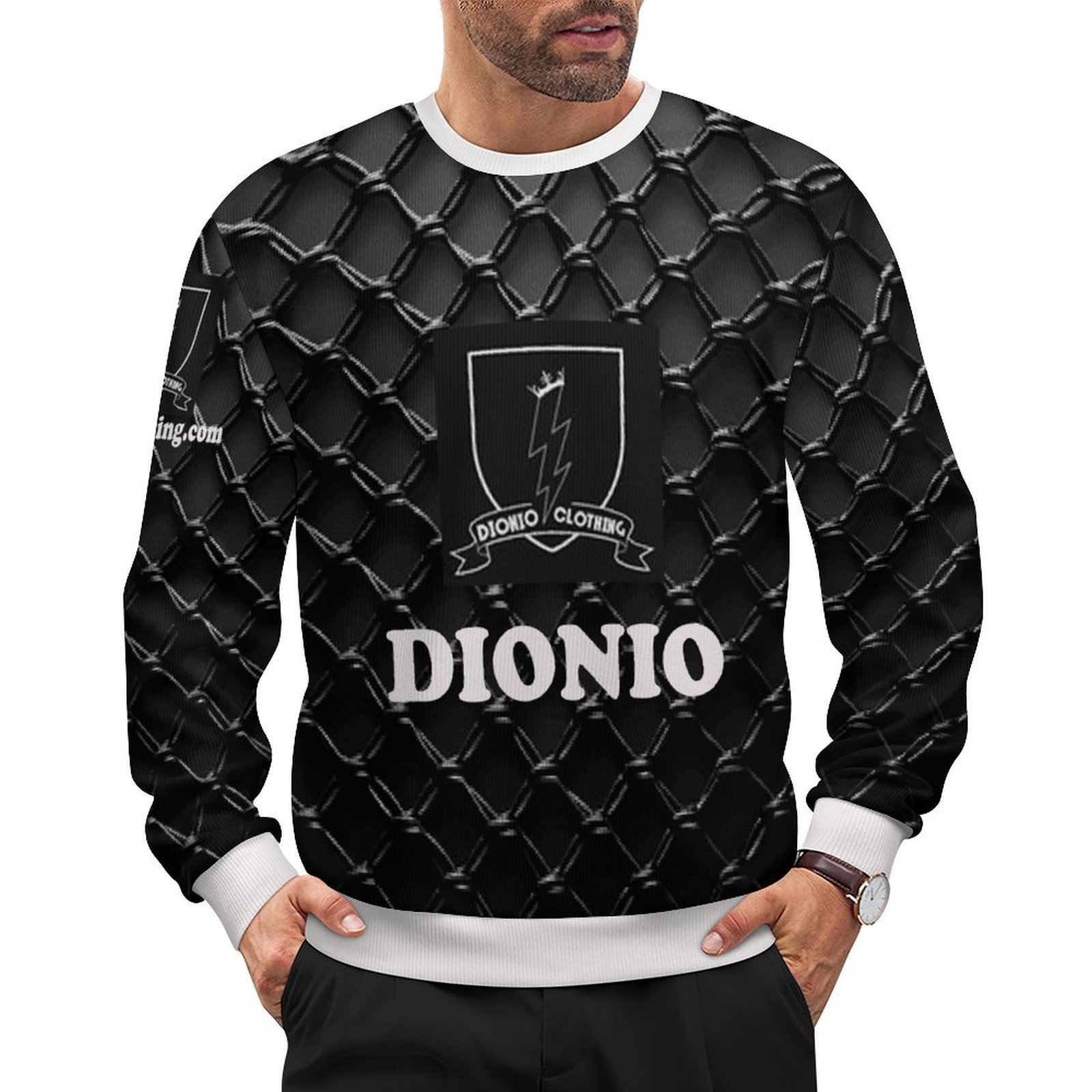 DIONIO Clothing - Black Knight Loose fitting pullover sweater