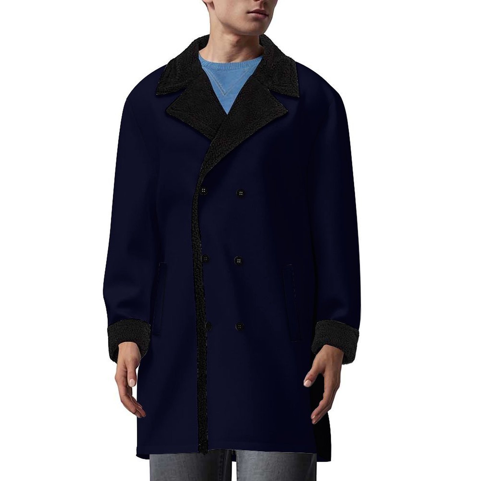 Suit collar windbreaker