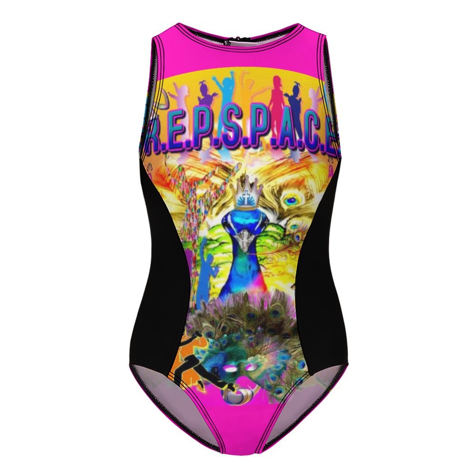 JNV REPSPACE GIRLS SWIM / GYMNASTICS ORANGE AND PINK