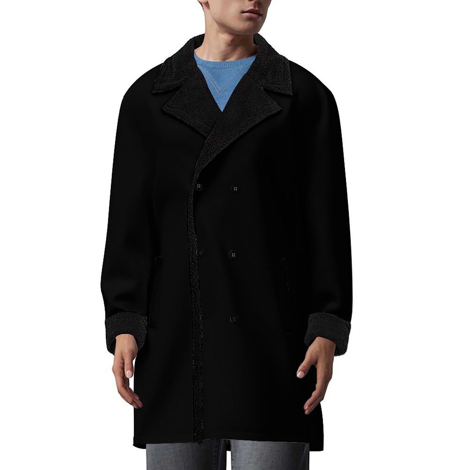 Suit collar windbreaker