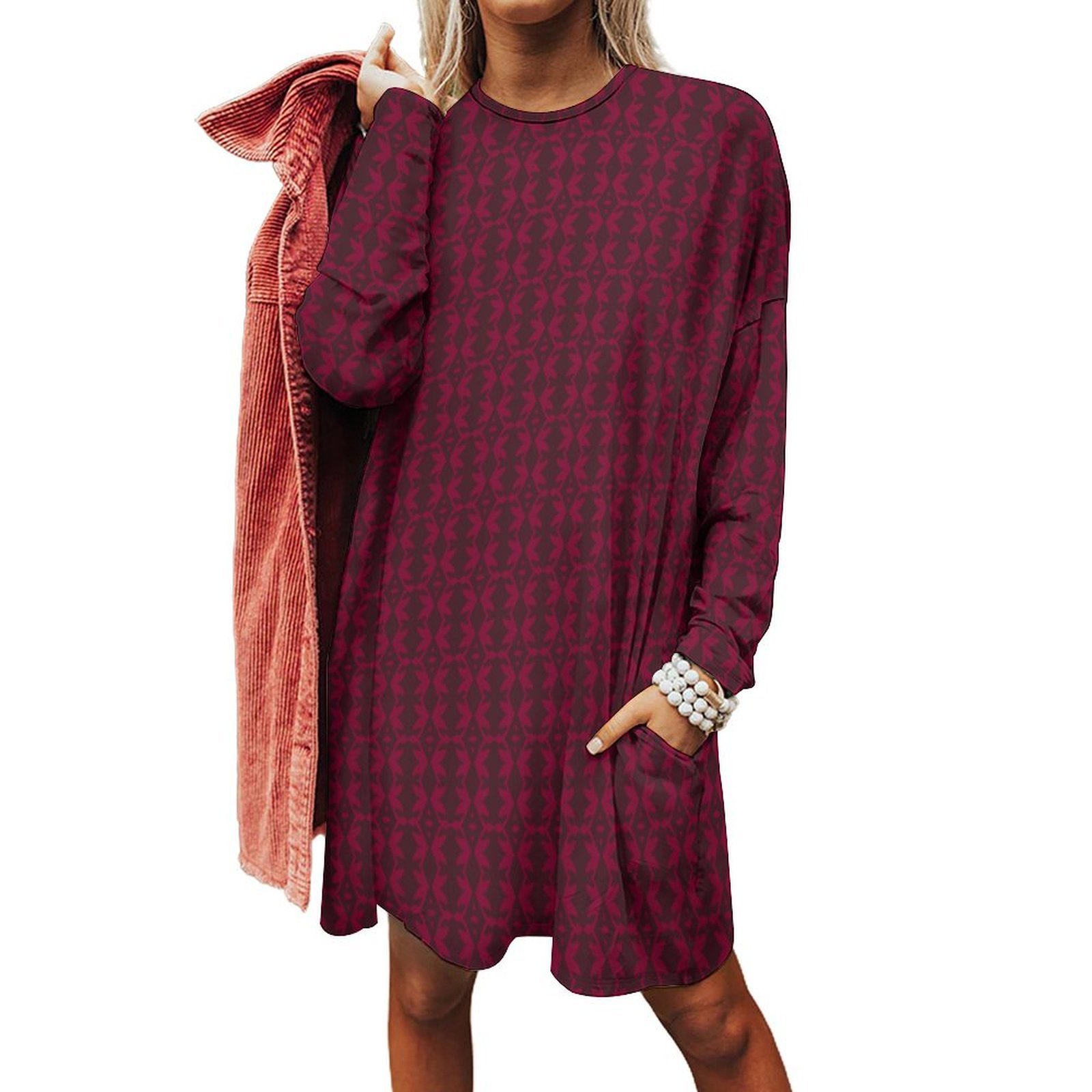 boho ornamental magenta