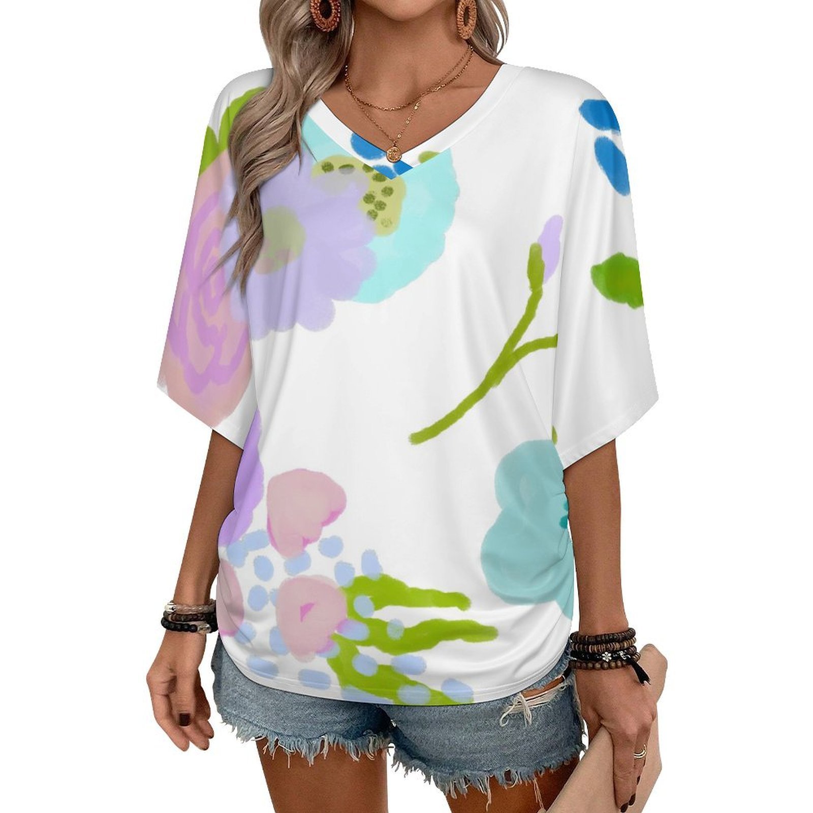 Pretty Posies Abstract Art to Wear