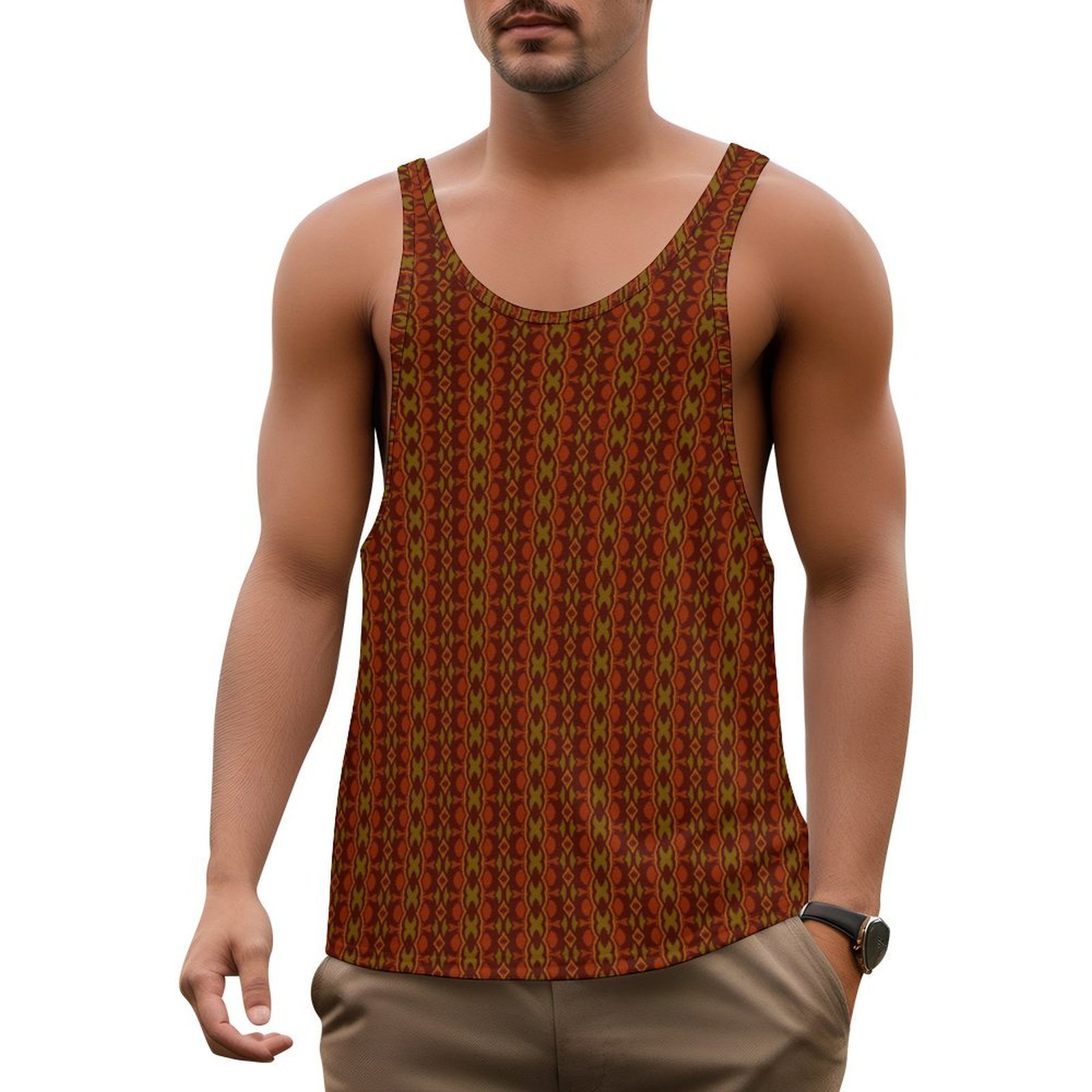 eclectic ornamental red sand moss