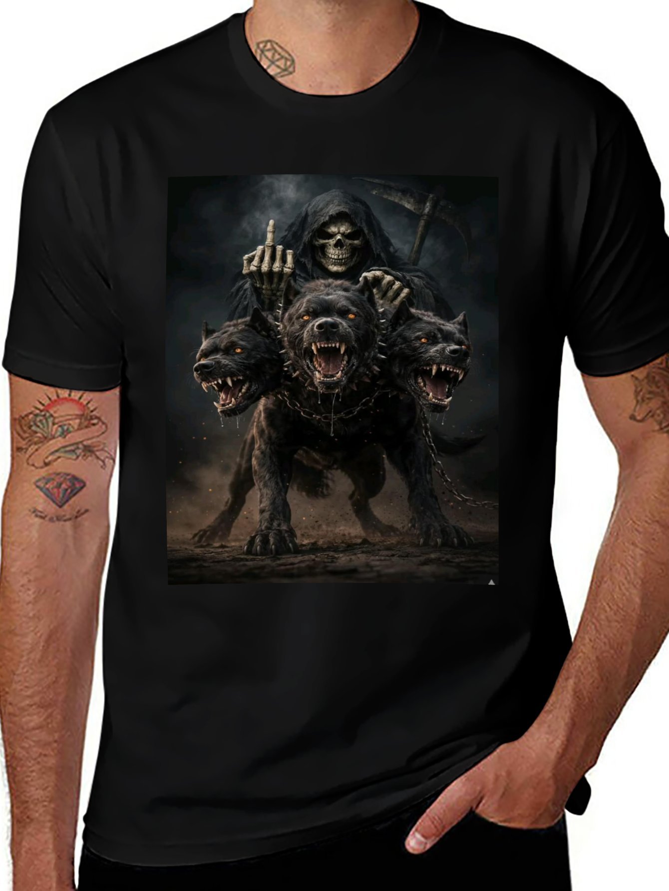 Cerberus & Skull