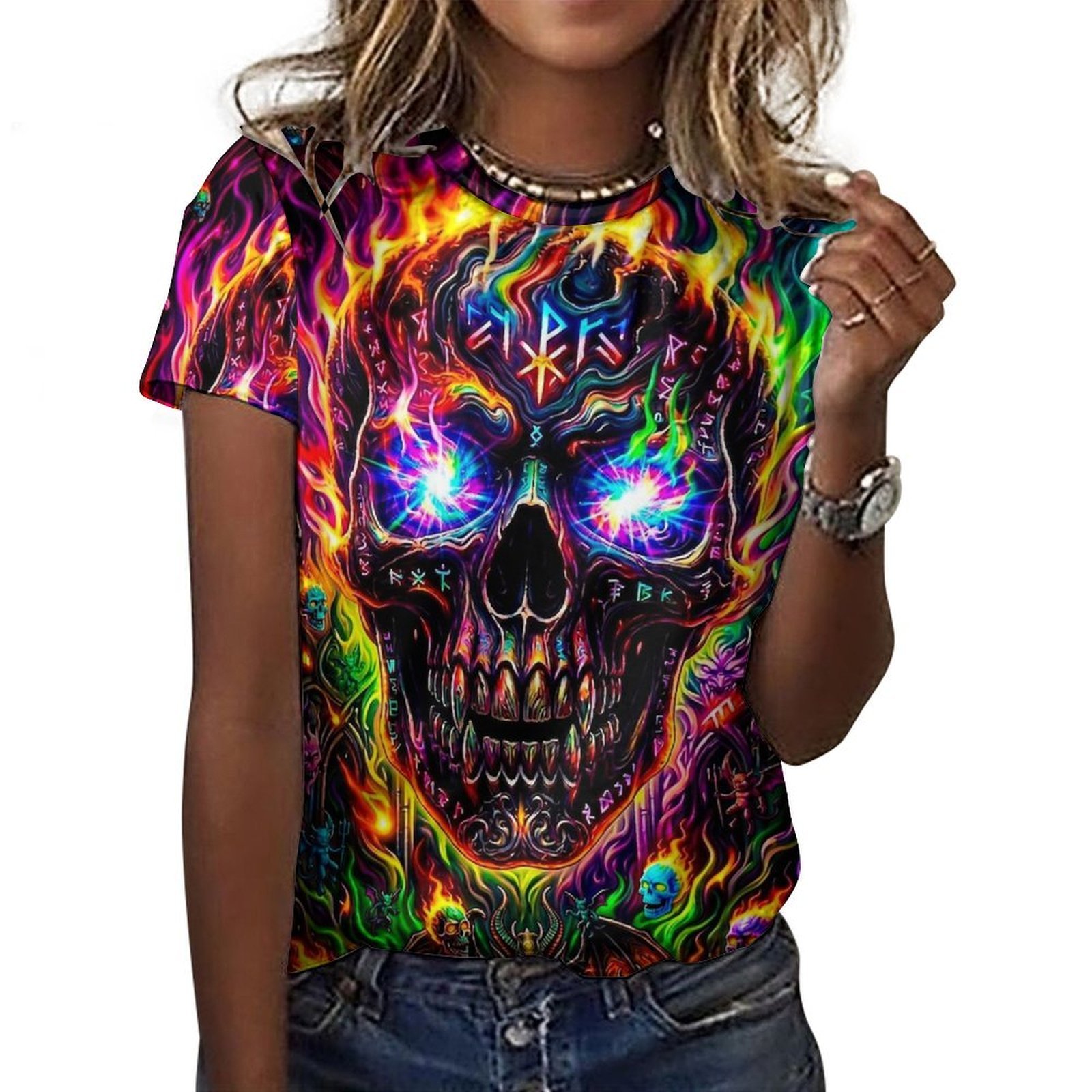Neon Skull