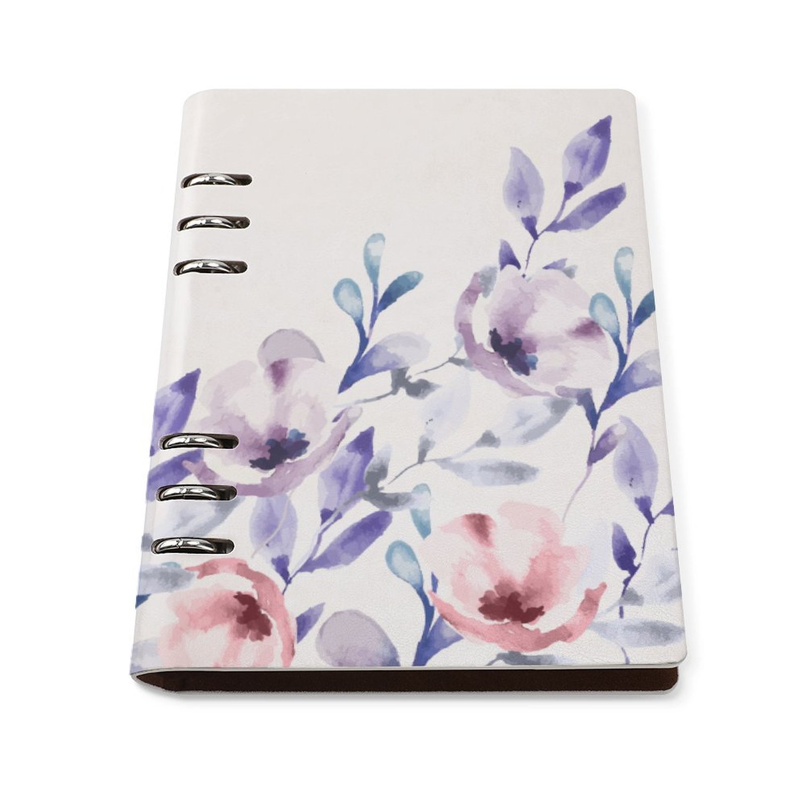 Watercolor Floral Spiral Journal Notebook artistic