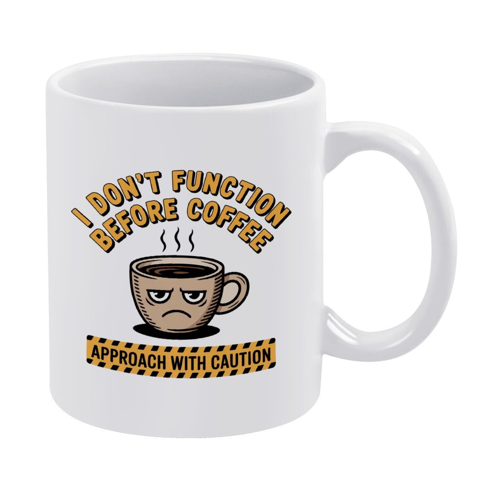 Caution Before Coffee
