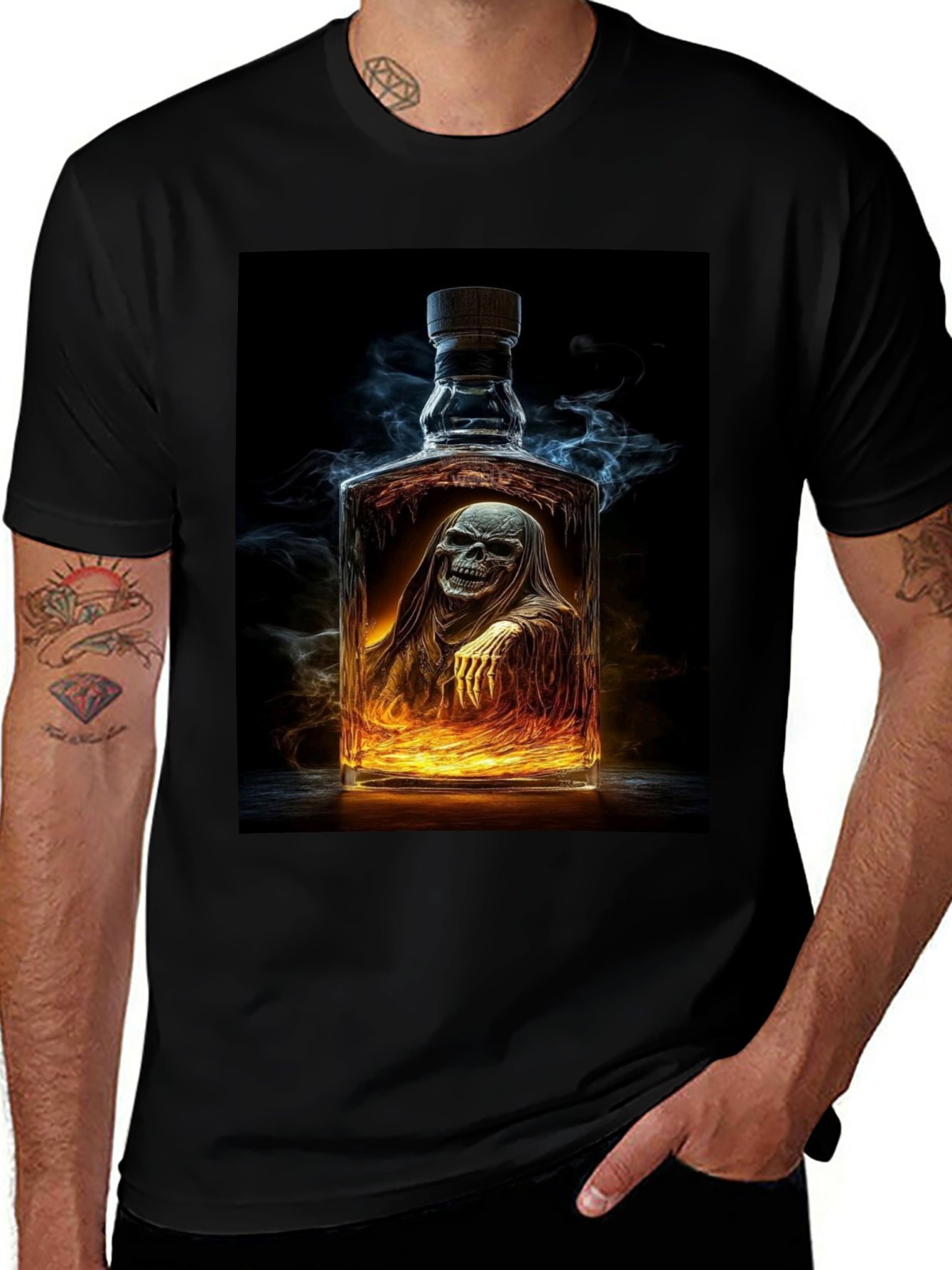 Outlaw Whiskey Bottle