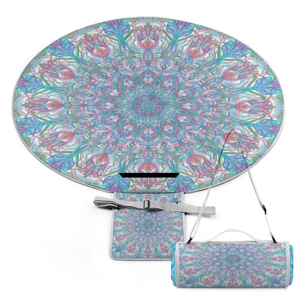 Round outdoor picnic mat