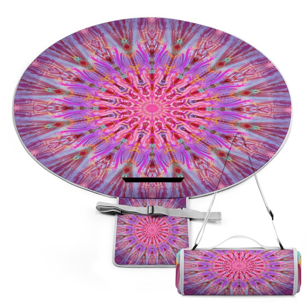 Round outdoor picnic mat