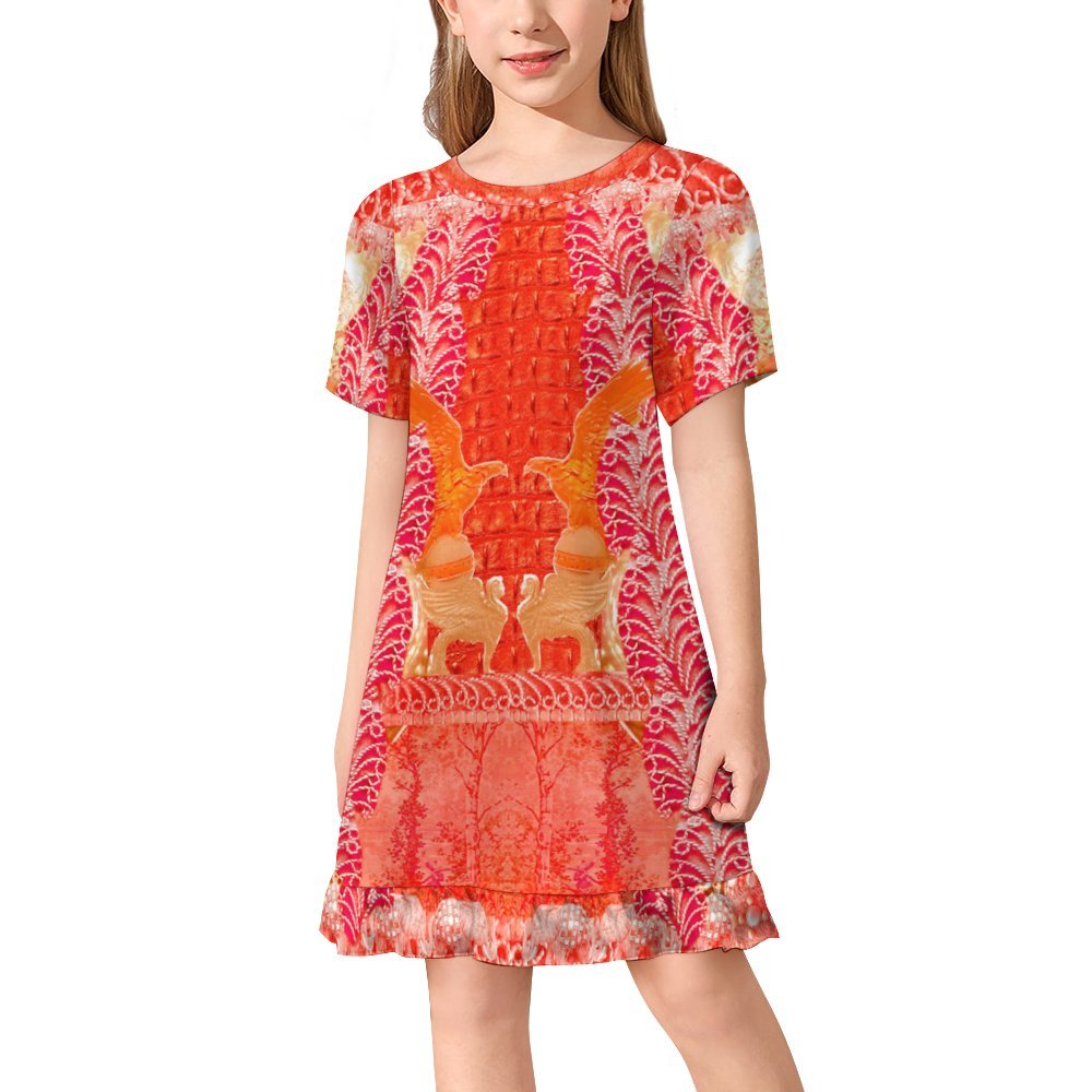 Children's short sleeved dress