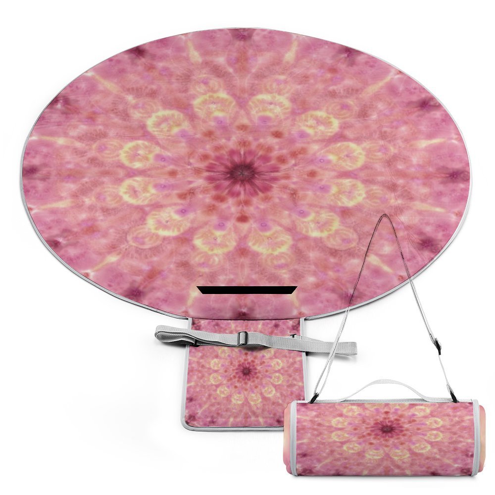 Round outdoor picnic mat