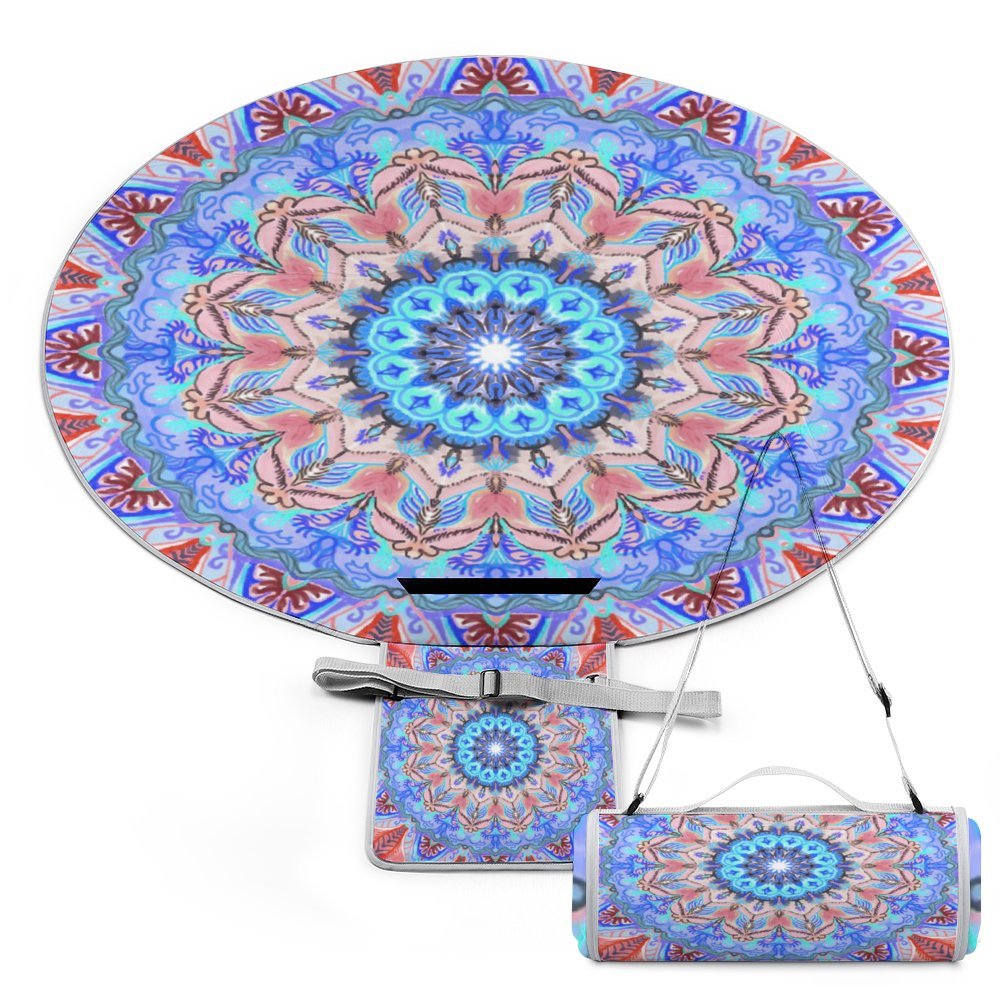 Round outdoor picnic mat