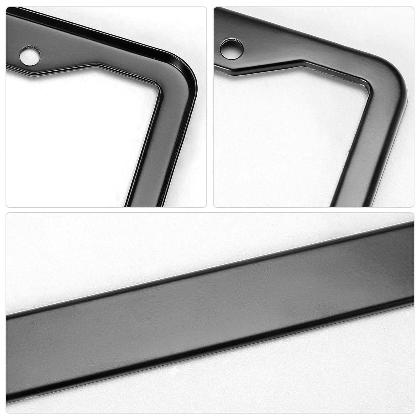 Assyrian License Plate Frame Black All Over Print License Plate Frame
