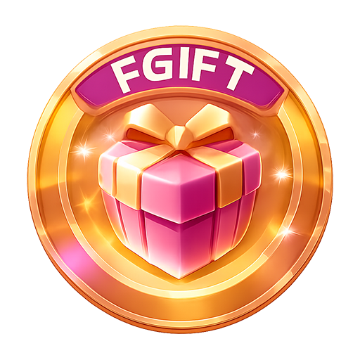 Golden Gift Box Coin Design