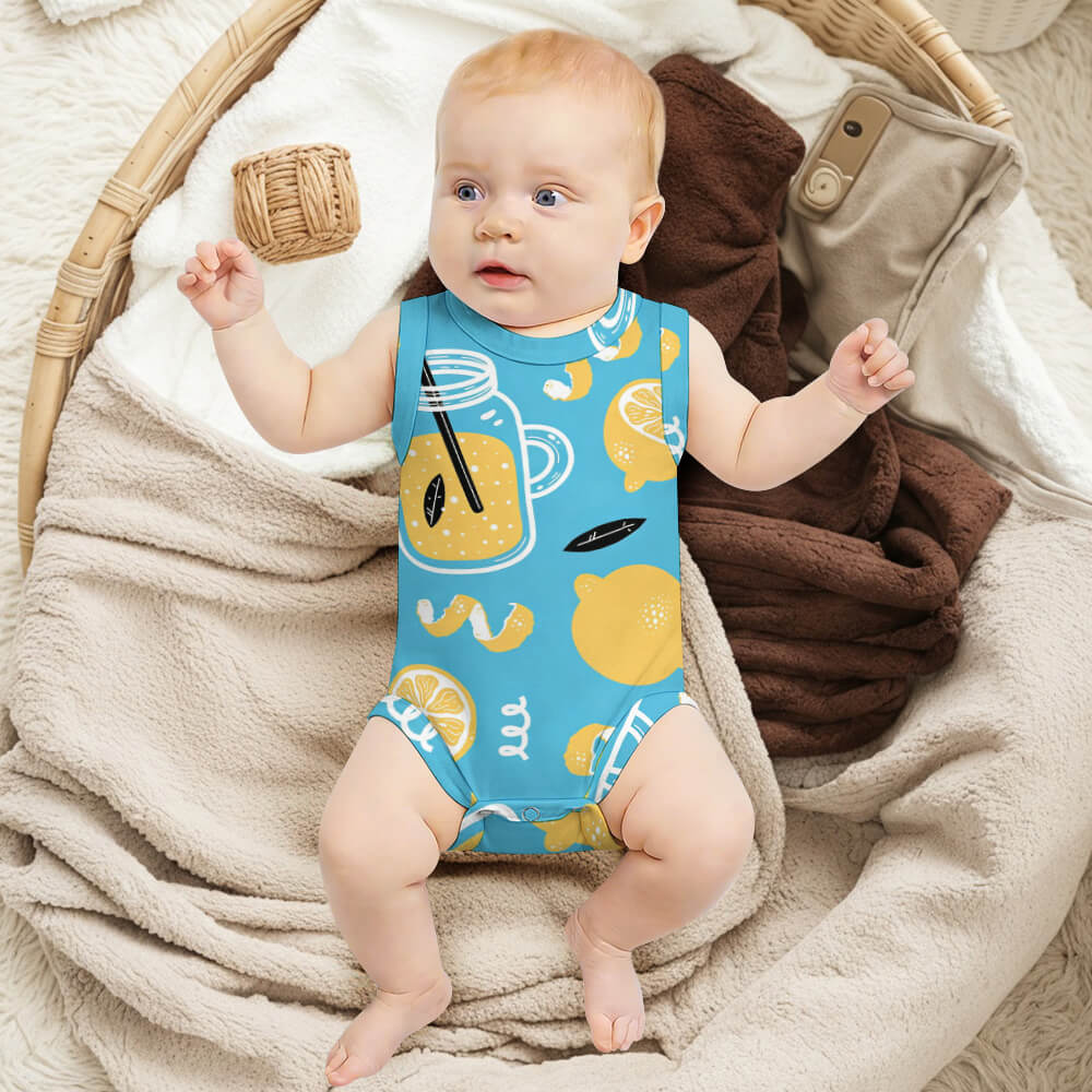 All Over Print Baby romper