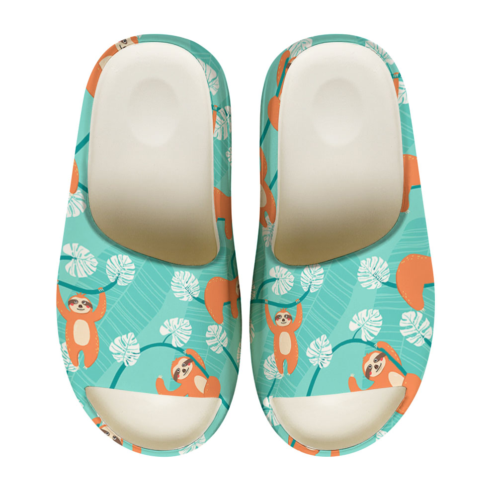 Custom Unisex Thick Platform Open Toe Slide Casual Slippers