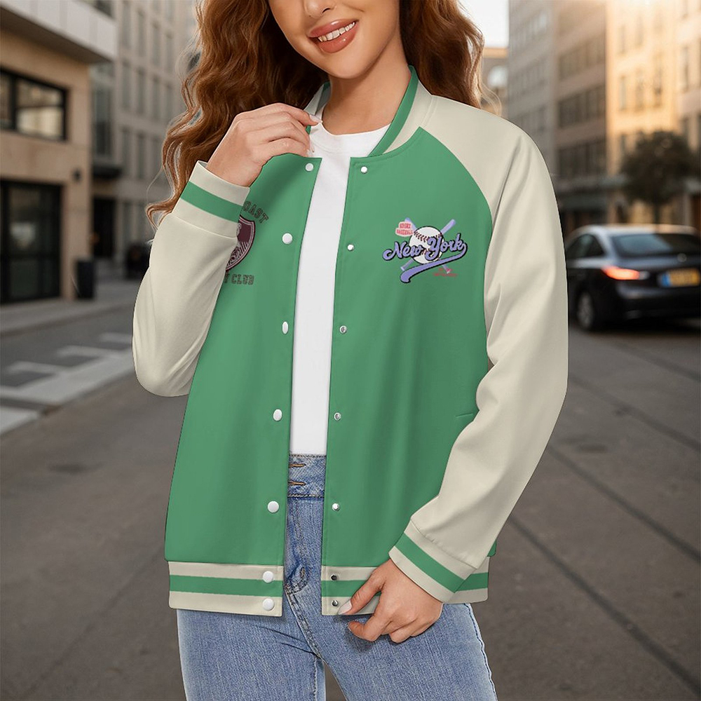 Custom All Over Print Women's baseball jersey