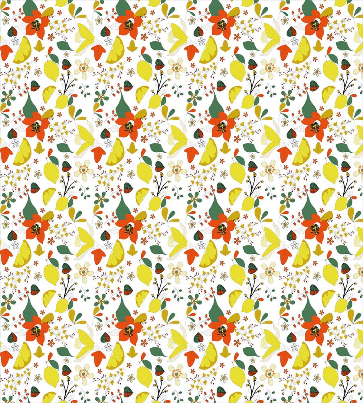 Spring Lemons Leaves — Pattern