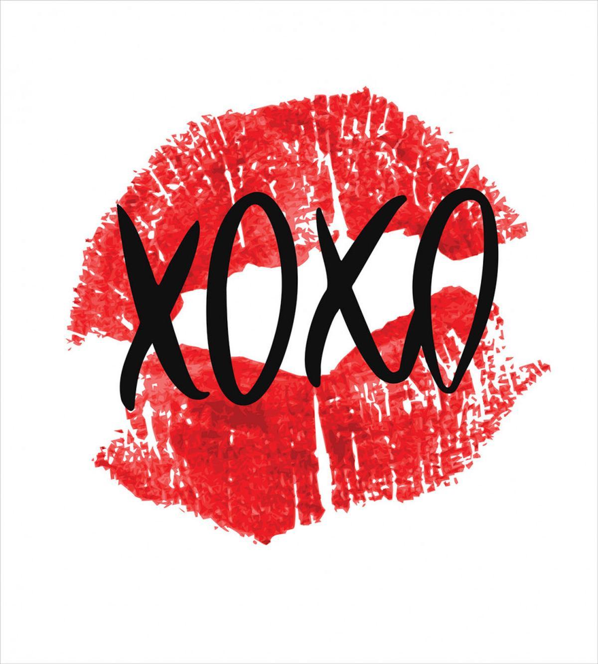 Lips Pattern with Love Kisses — Pattern